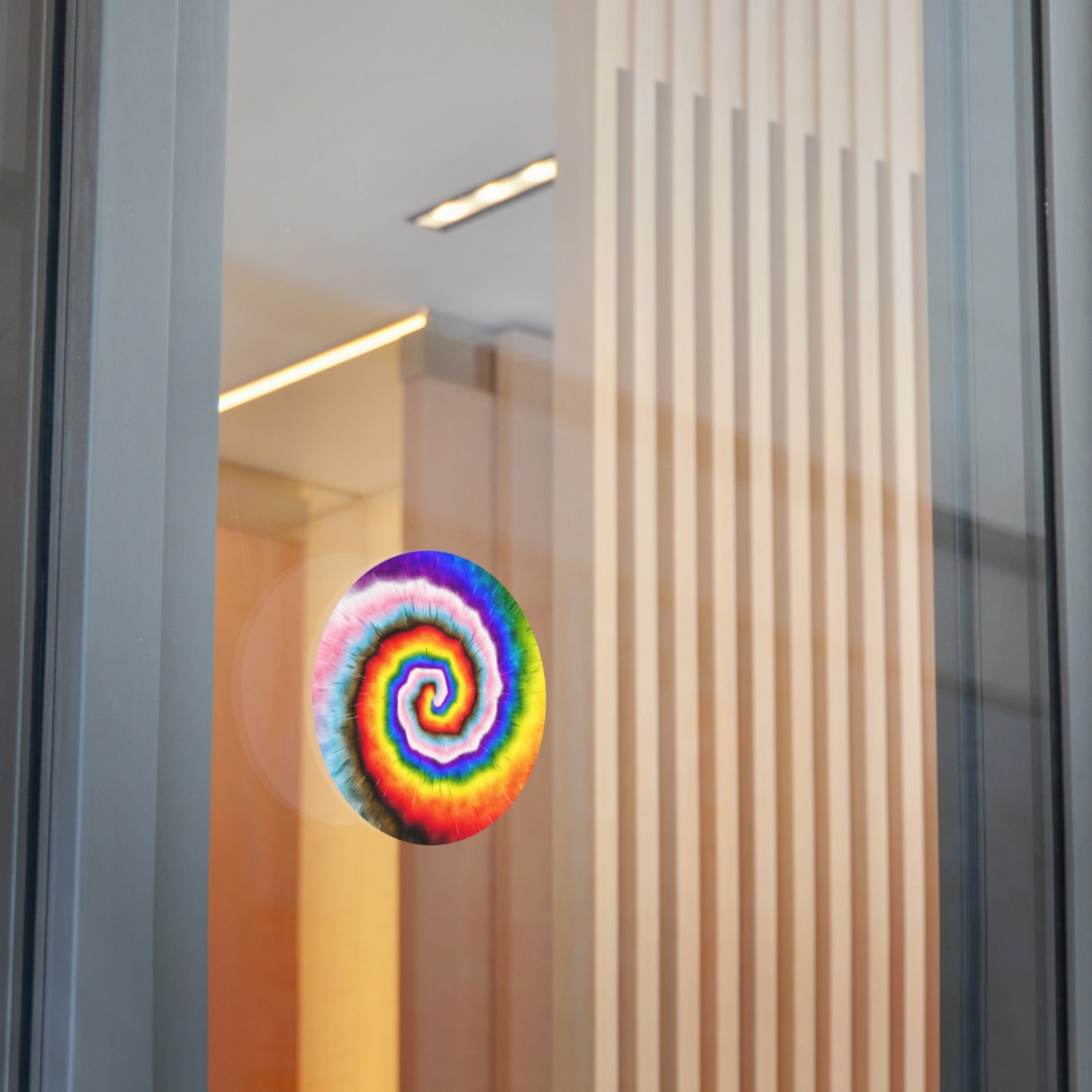 Progress Pride Tie-Dye Vinyl Sticker