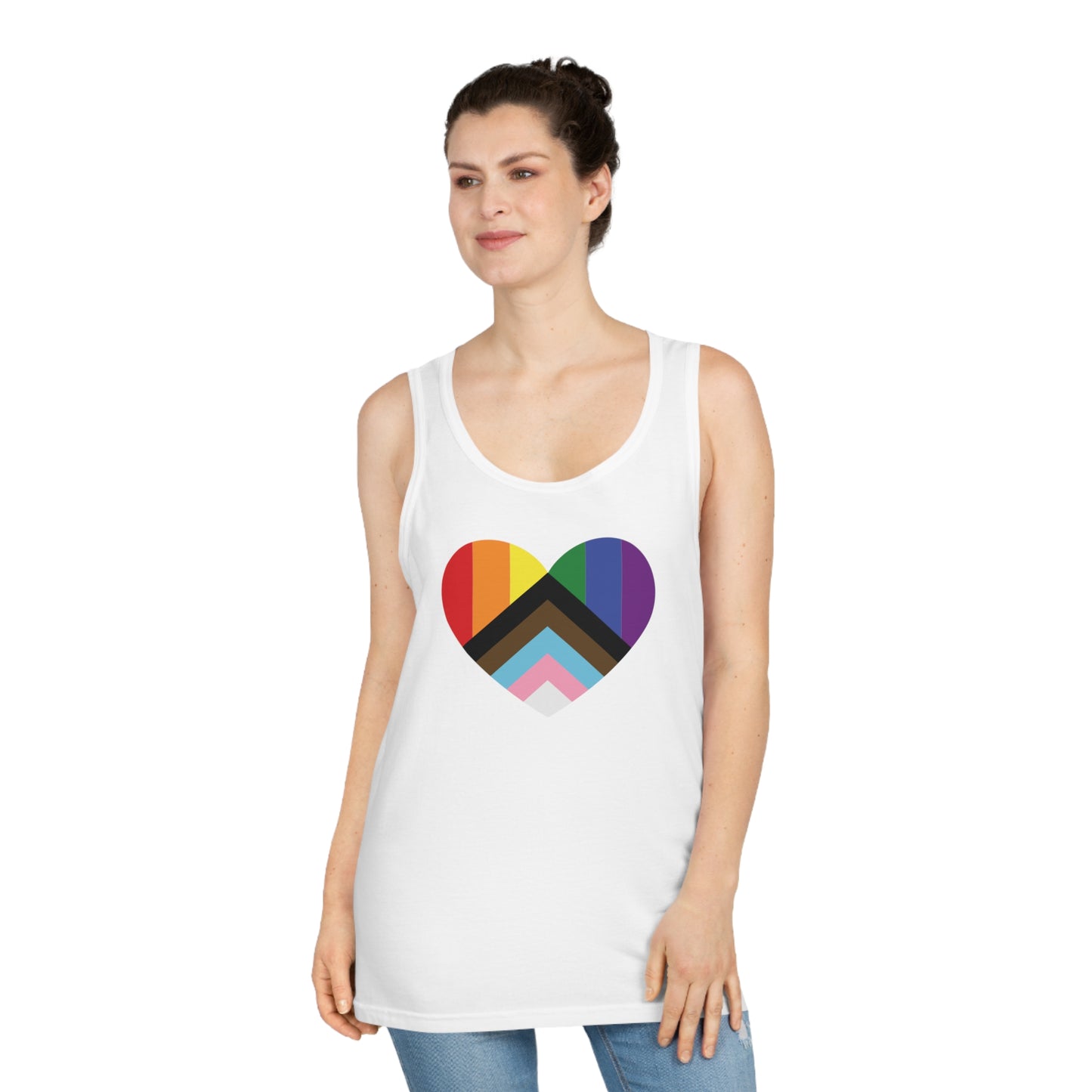 Progress Pride Heart Tank Top