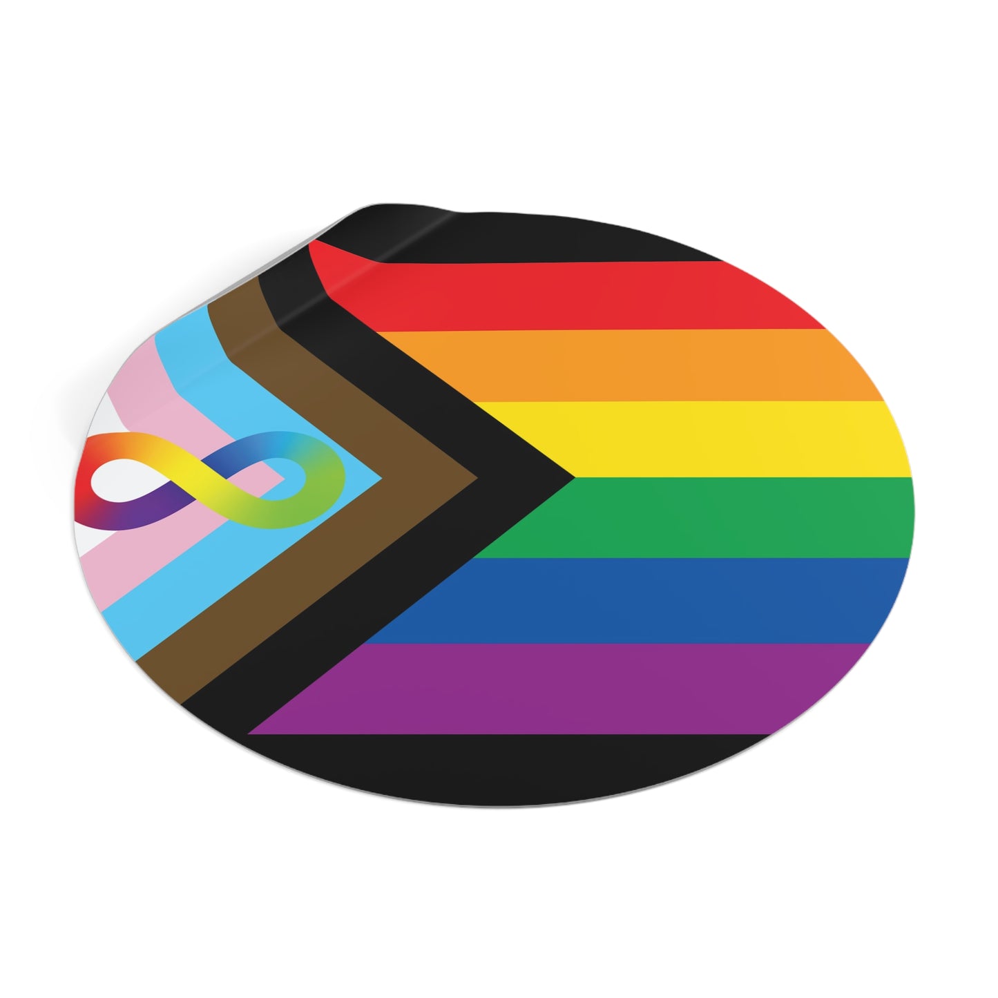 Neurodiverse and Autistic Progress Pride Flag Vinyl Sticker