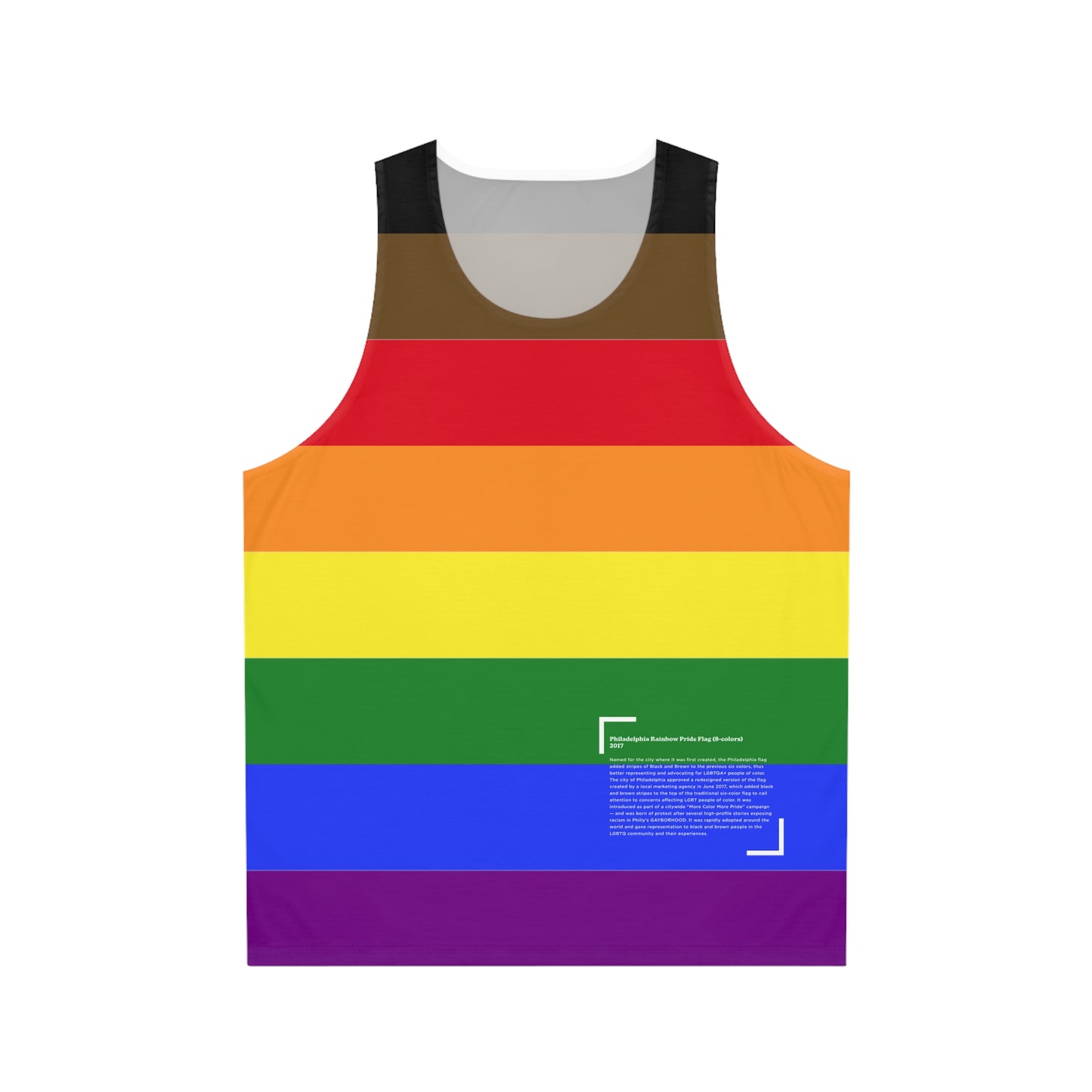 2017 Philadelphia Pride Flag Tank Top