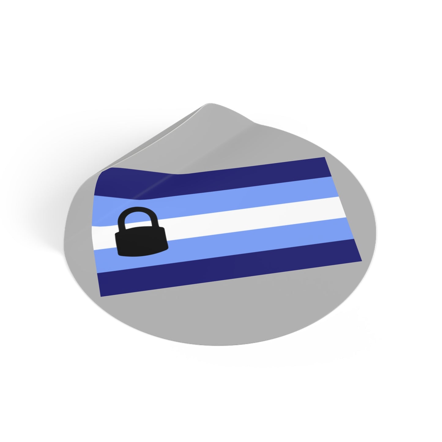 Chastity Pride/TeamLocked Pride Flag Vinyl Sticker