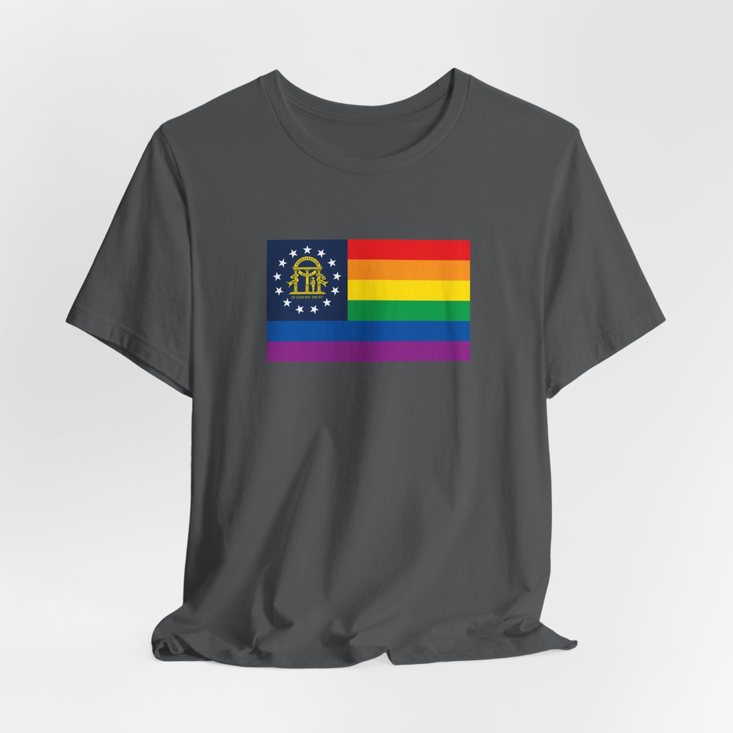 Georgia Rainbow Pride Flag T-shirt, Several Color Options