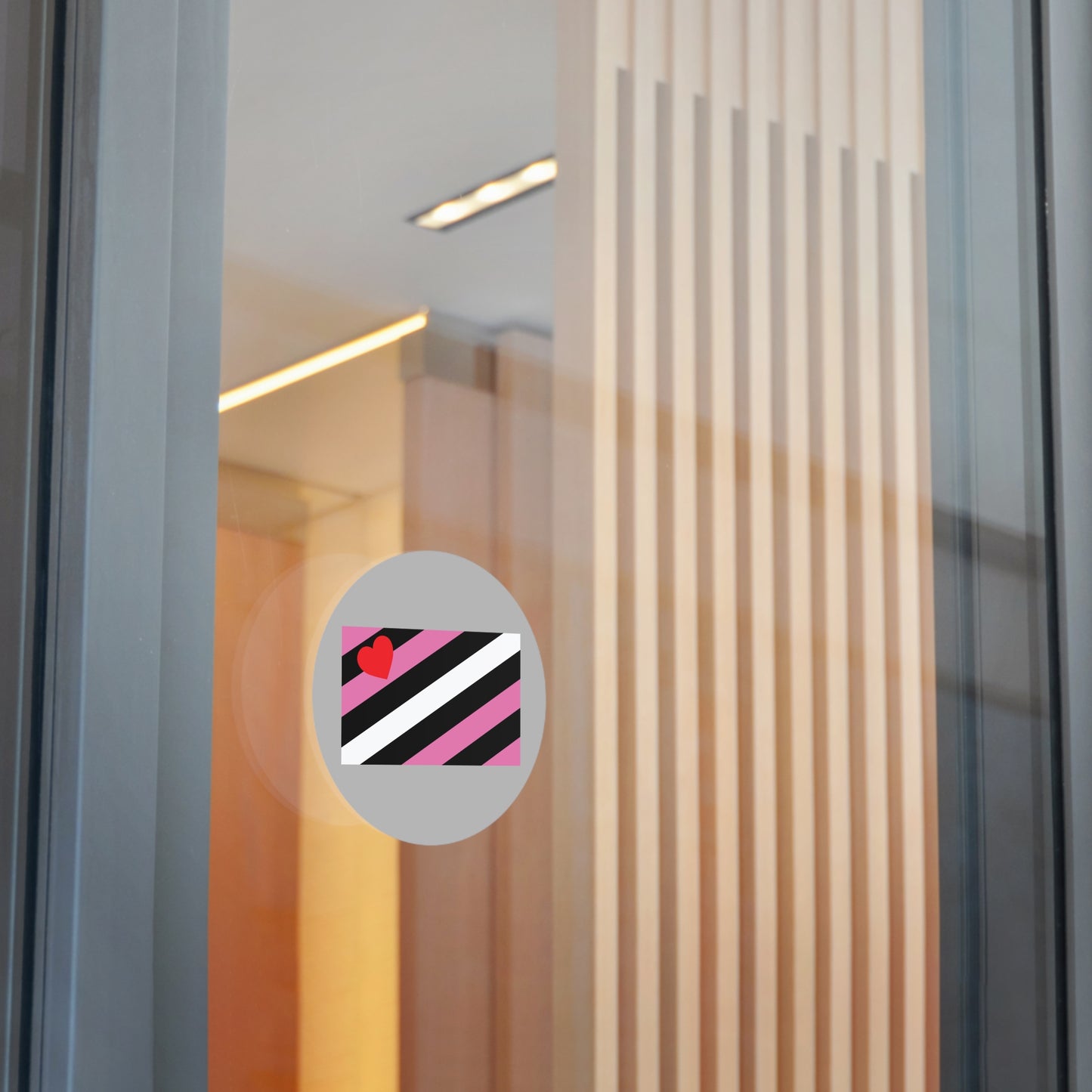 Leather Girl Pride Flag Vinyl Sticker