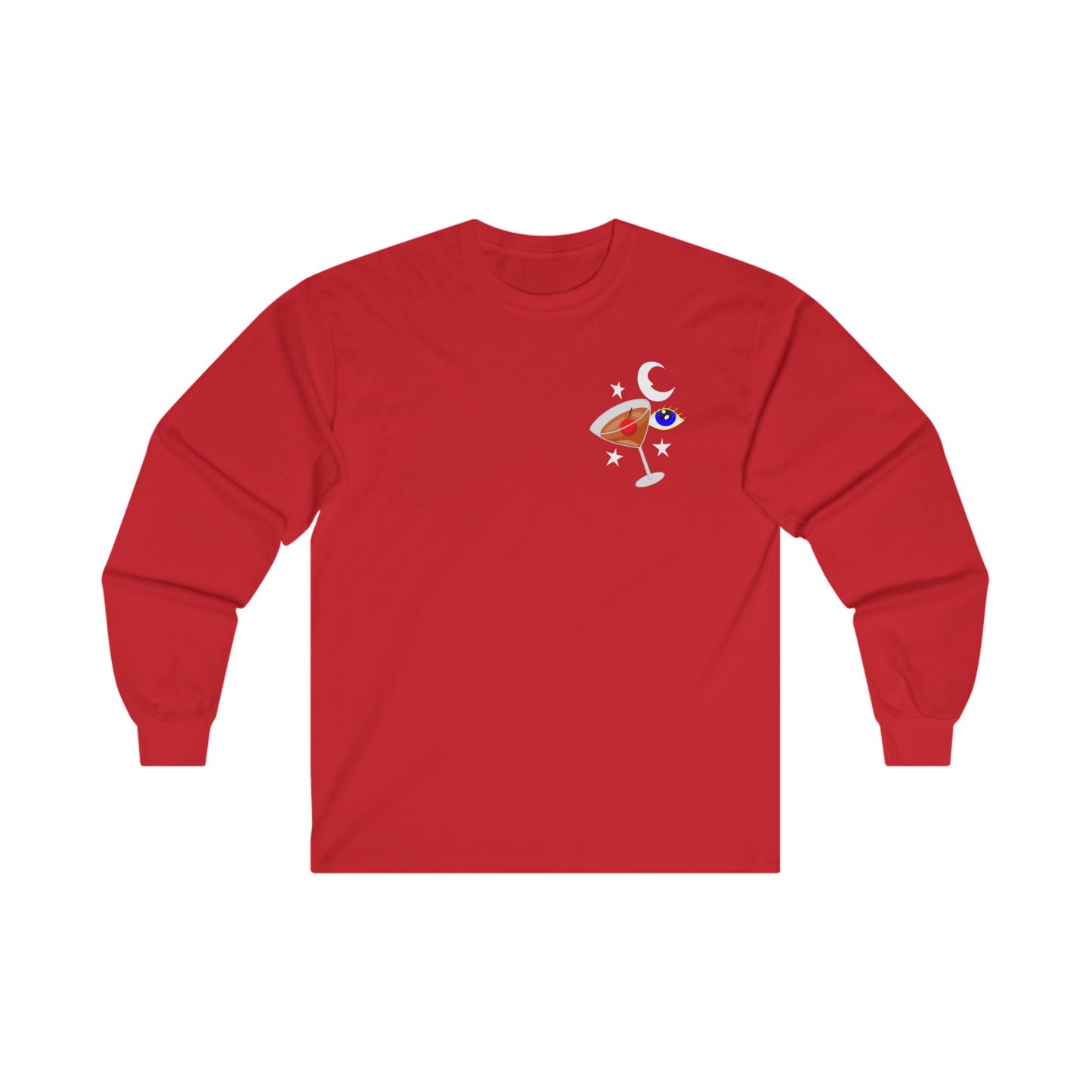 Pyramid Club Long Sleeve Tee - Logo Deco Front & Back