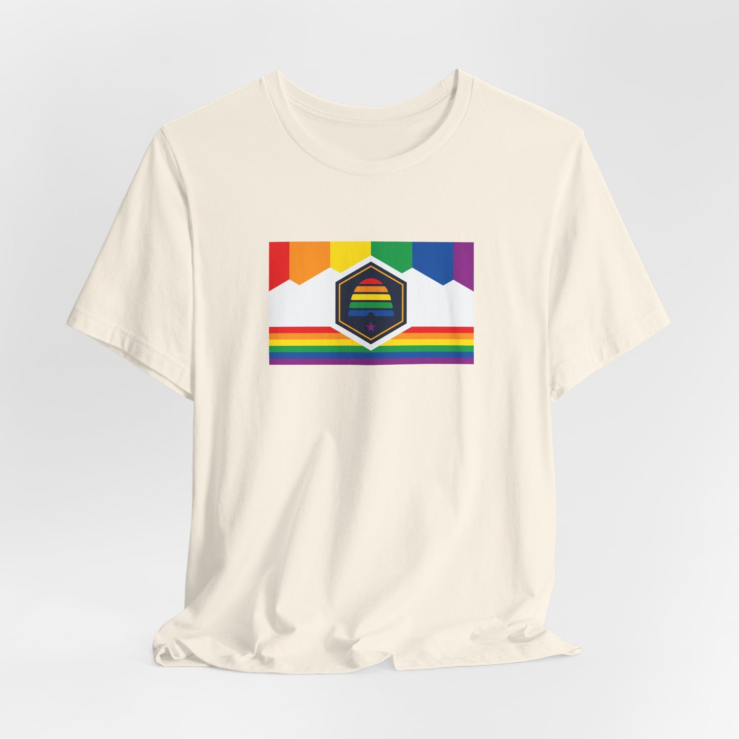 Utah Rainbow Pride Flag T-shirt, Several Color Options