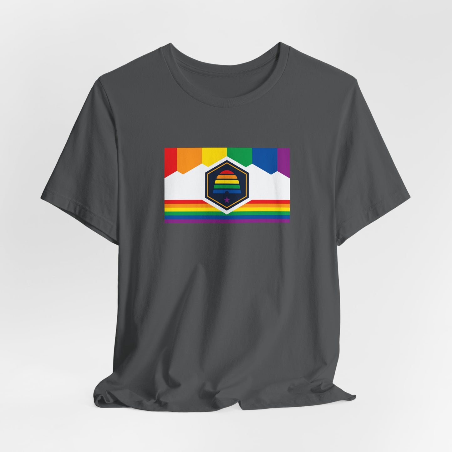 Utah Rainbow Pride Flag T-shirt, Several Color Options