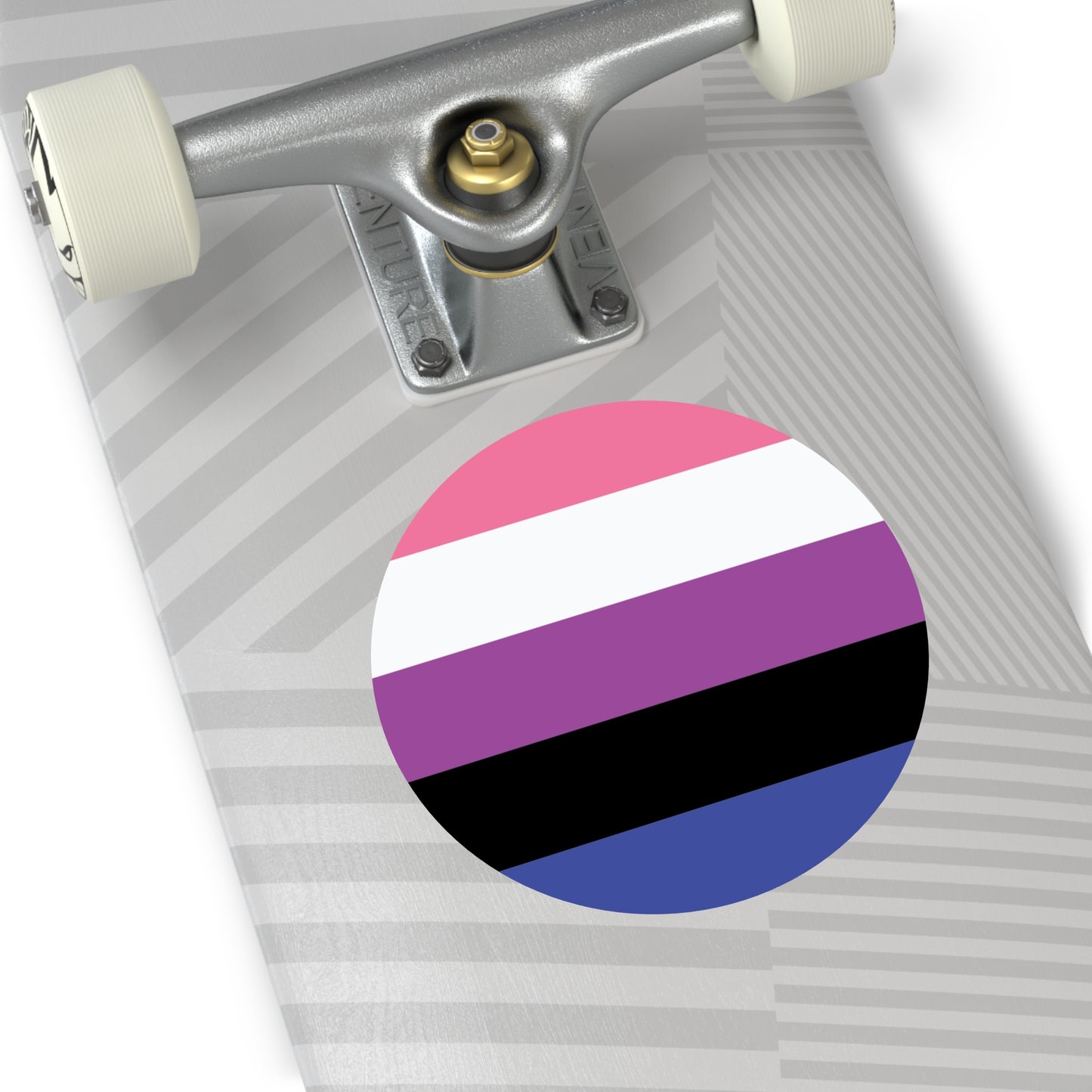 Genderfluid Pride Flag Vinyl Sticker