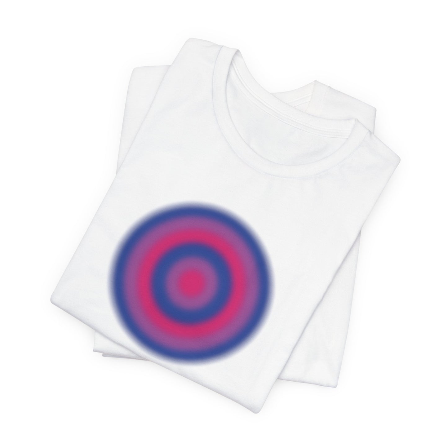 Bisexual Pride Gradient Orb T-Shirt — Bi Pride Flag Short Sleeve Tee