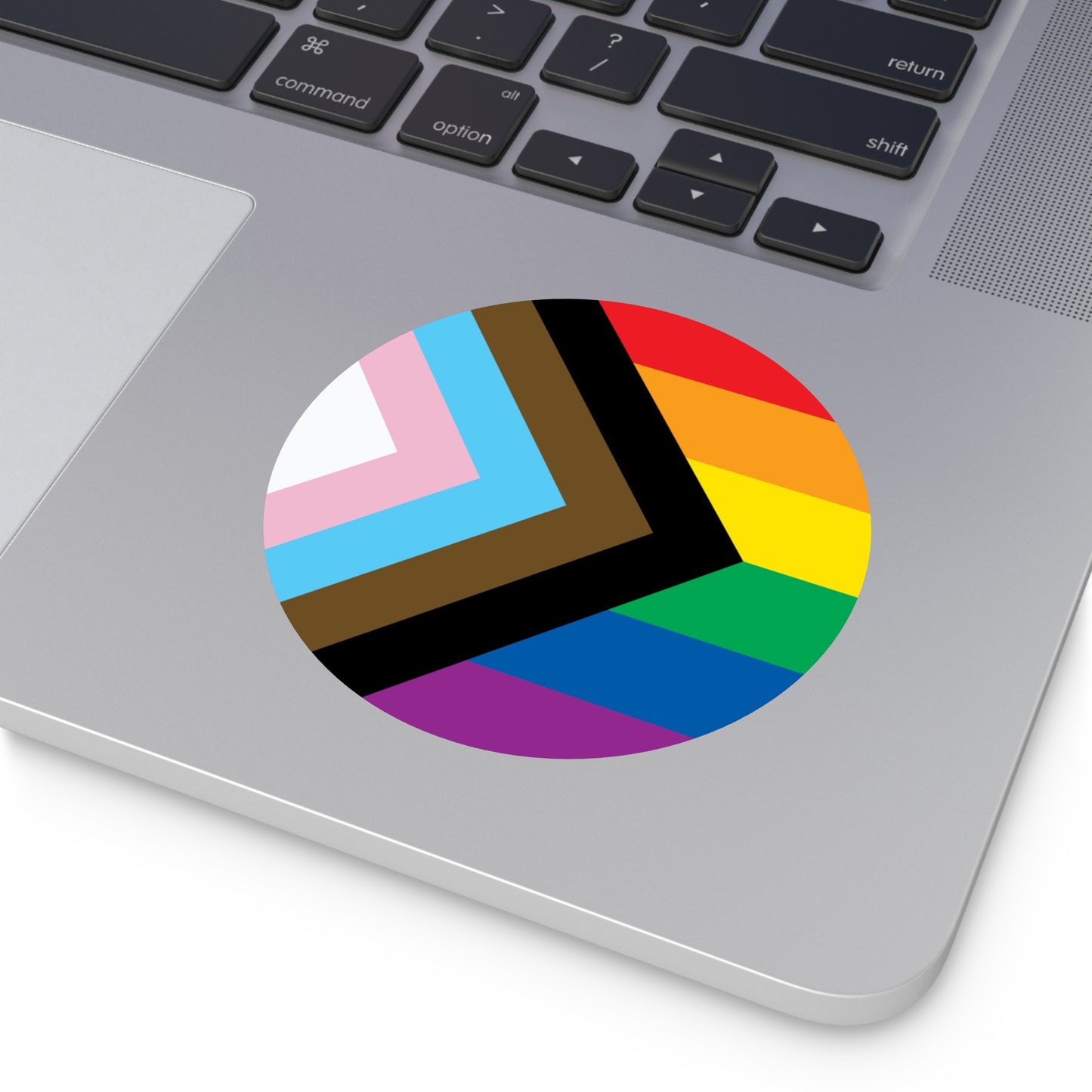 Progress Rainbow Pride Flag Vinyl Stickers