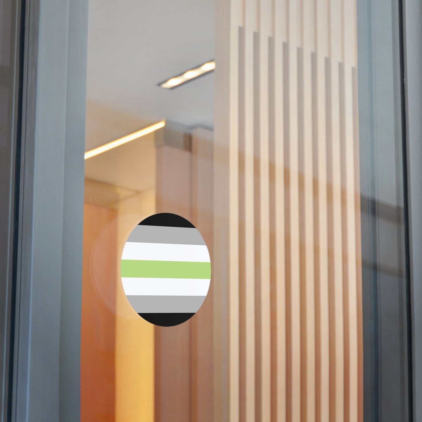 Agender Pride Flag Vinyl Sticker