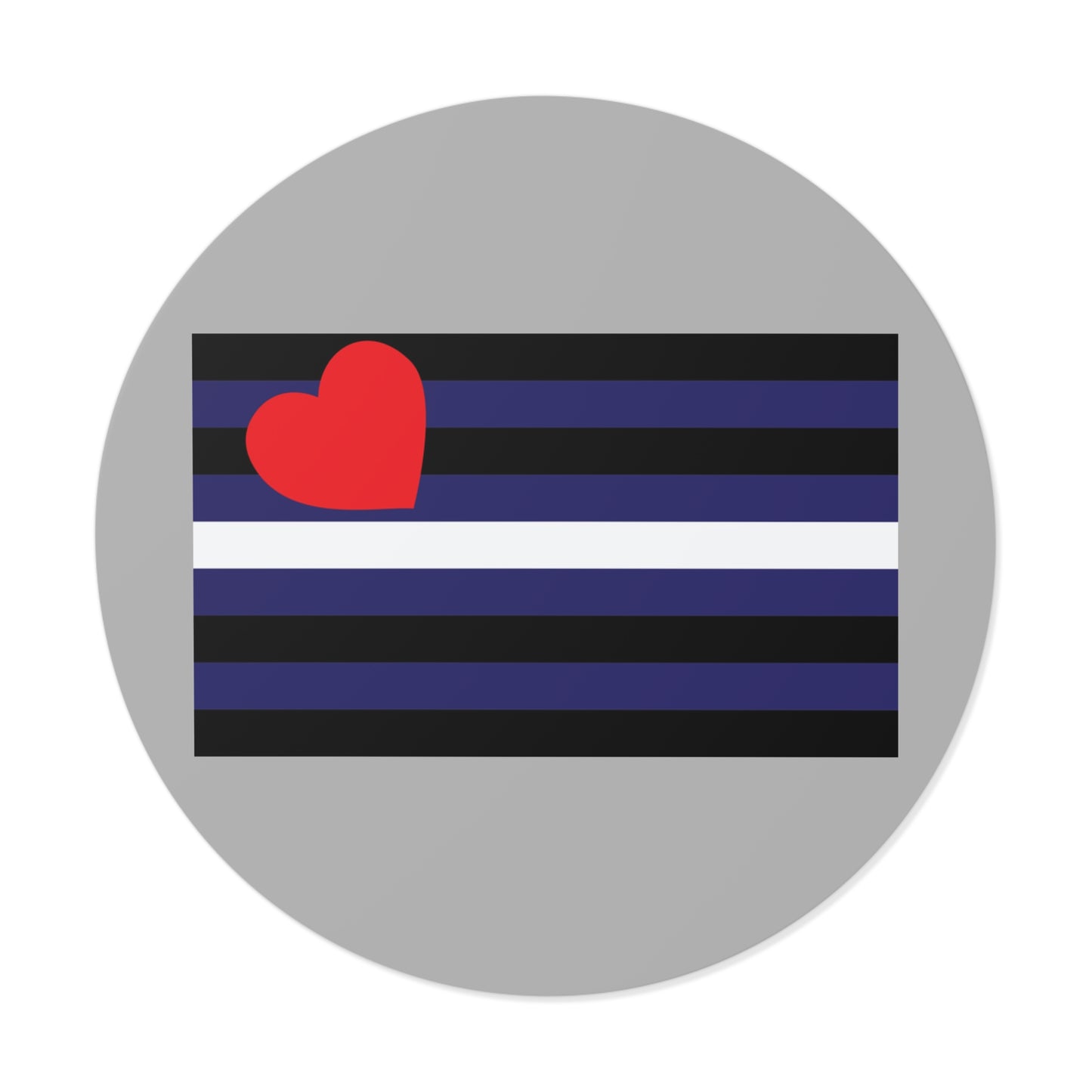 Leather Pride Flag Vinyl Sticker