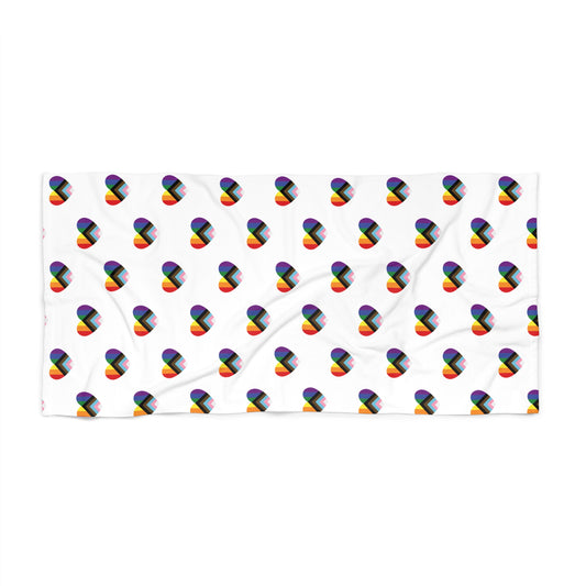 Progress Heart Beach Towel