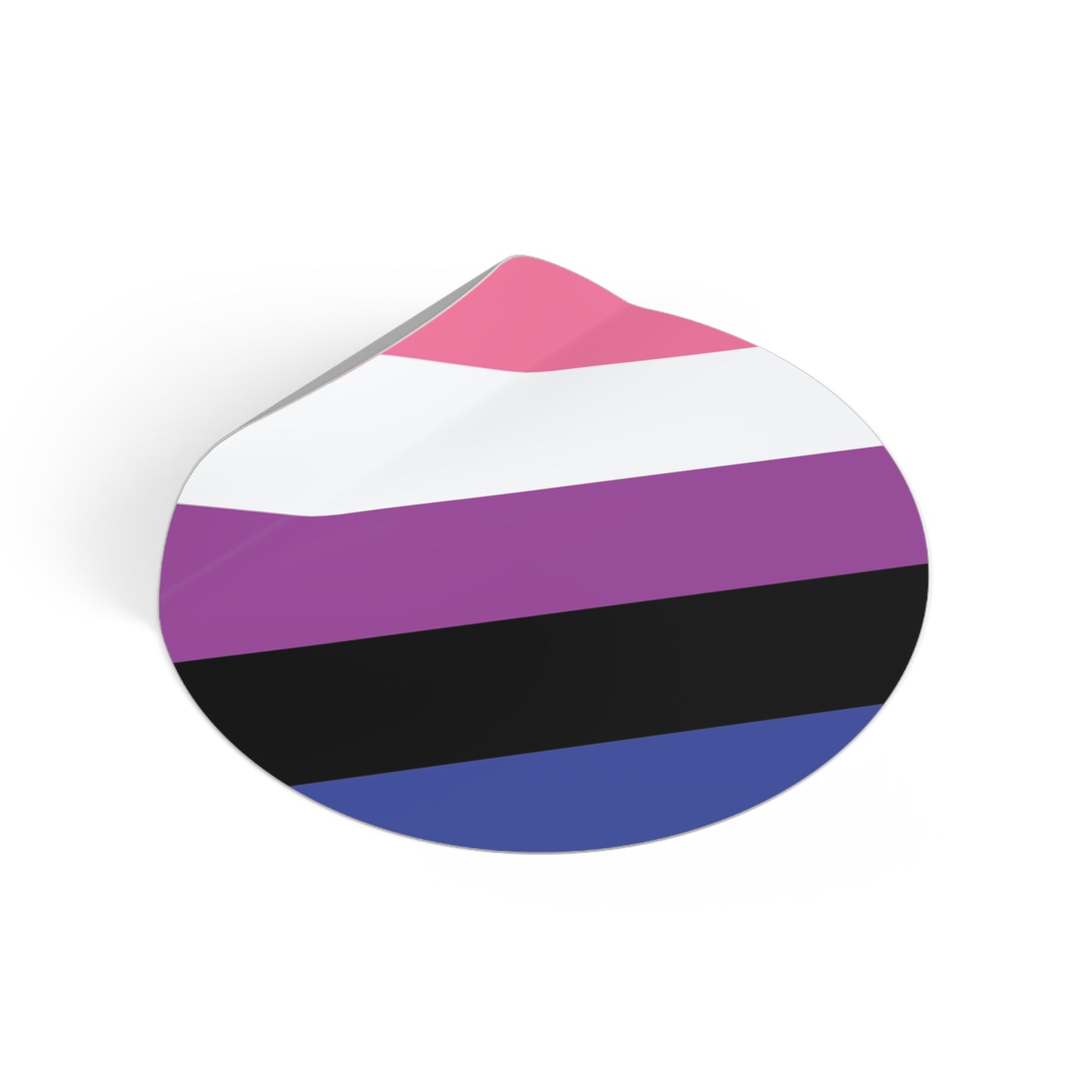Genderfluid Pride Flag Vinyl Sticker