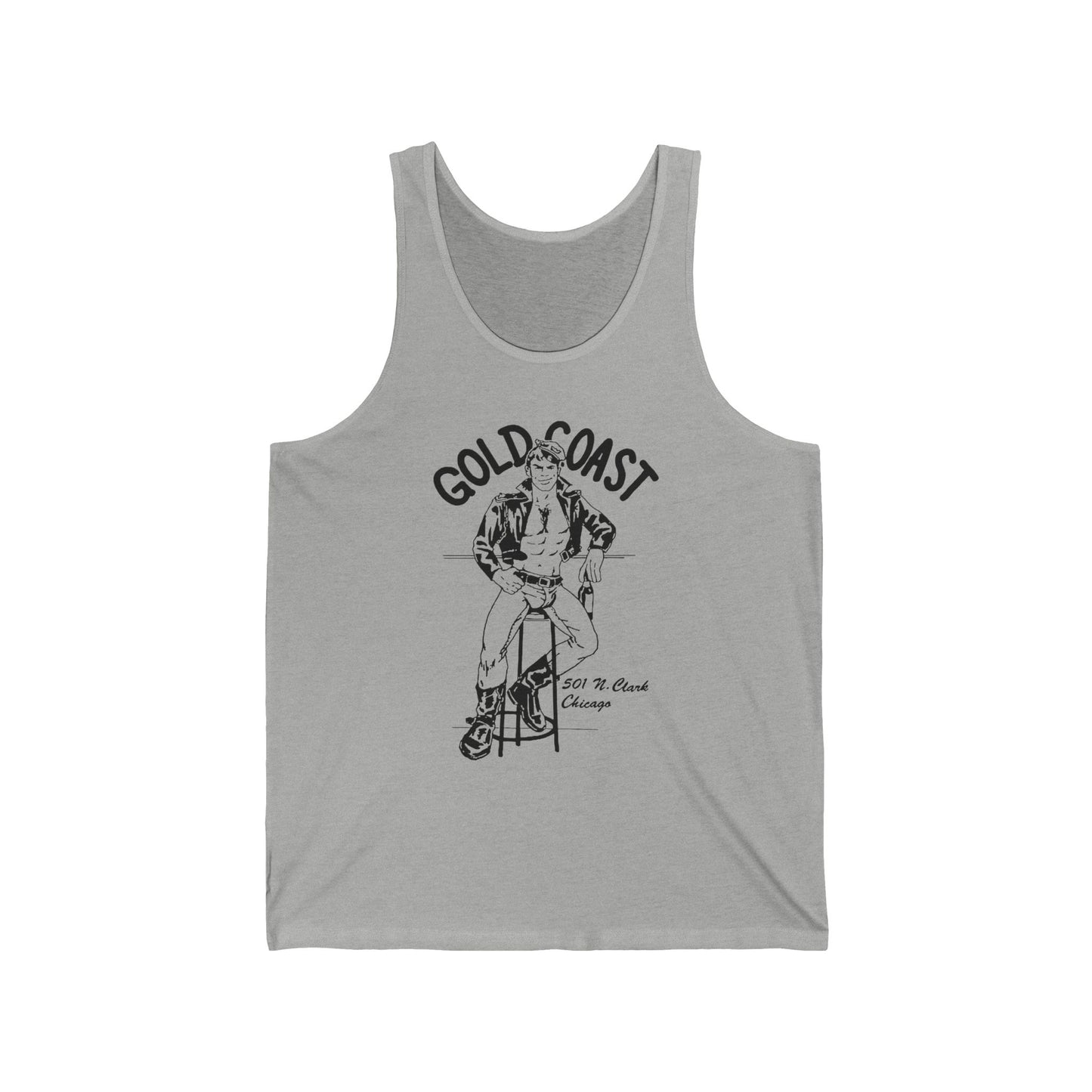 GOLD COAST Tank Top - Historic Queer Bar & Leather Culture Tribute