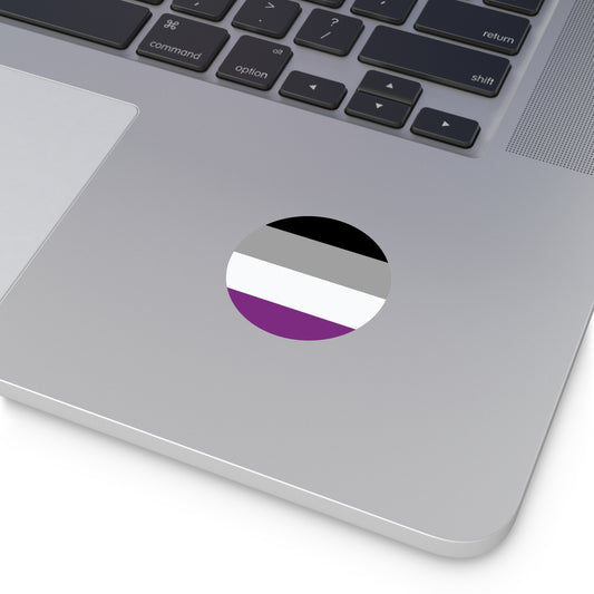 Asexual Pride Flag Vinyl Sticker