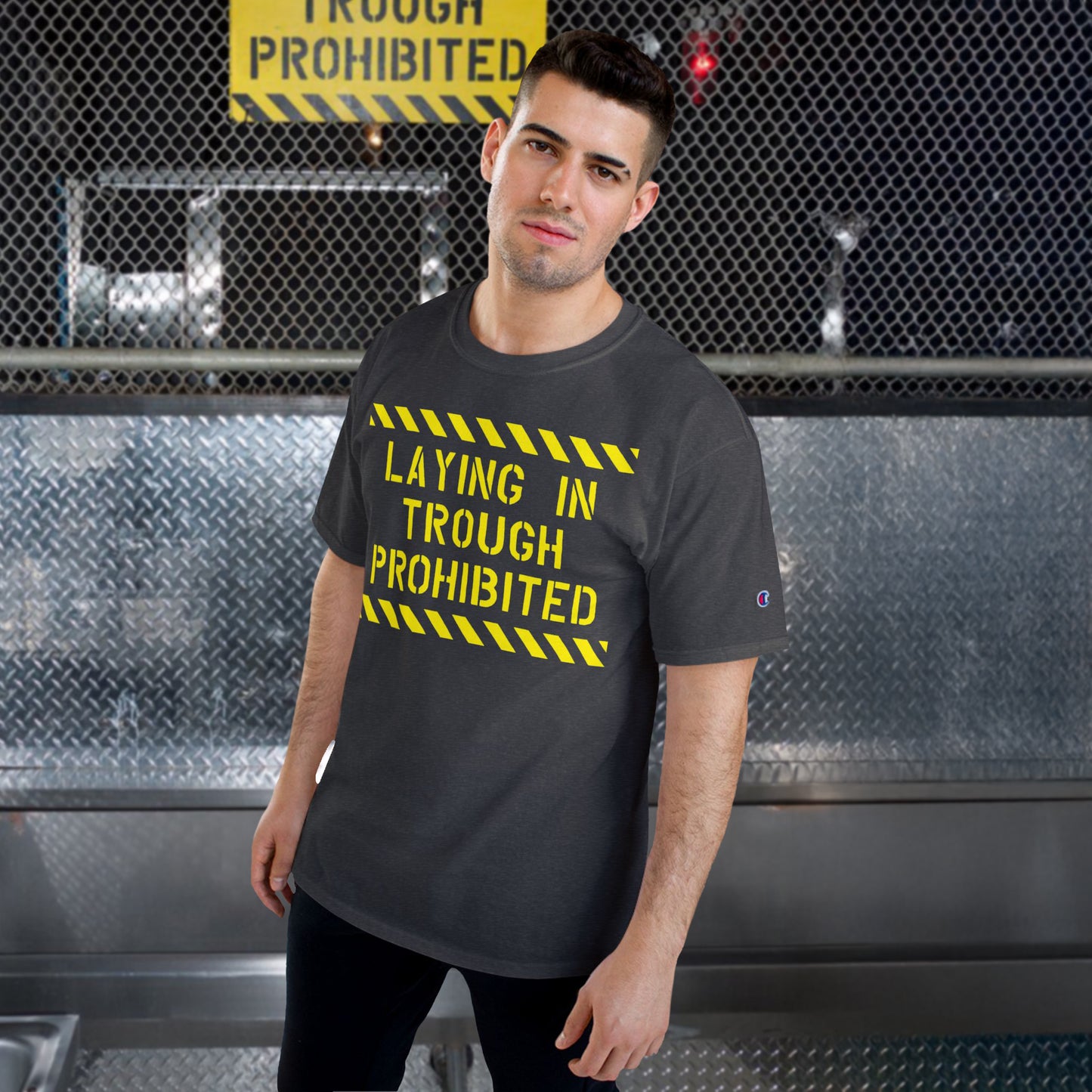 "Laying in Trough Prohibited" T-shirt