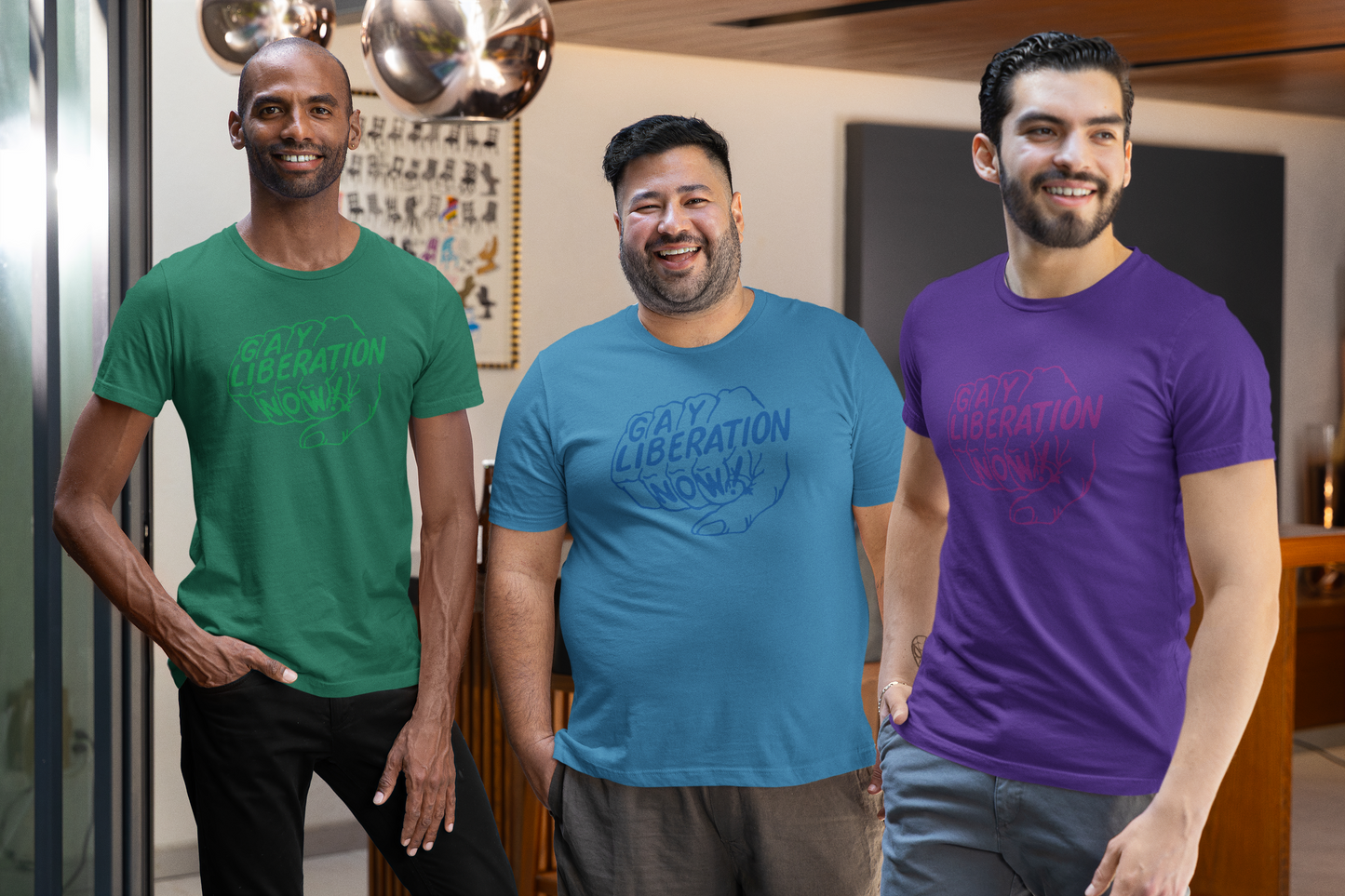 GAY LIBERATION NOW! - Vintage Gay Activism Icon