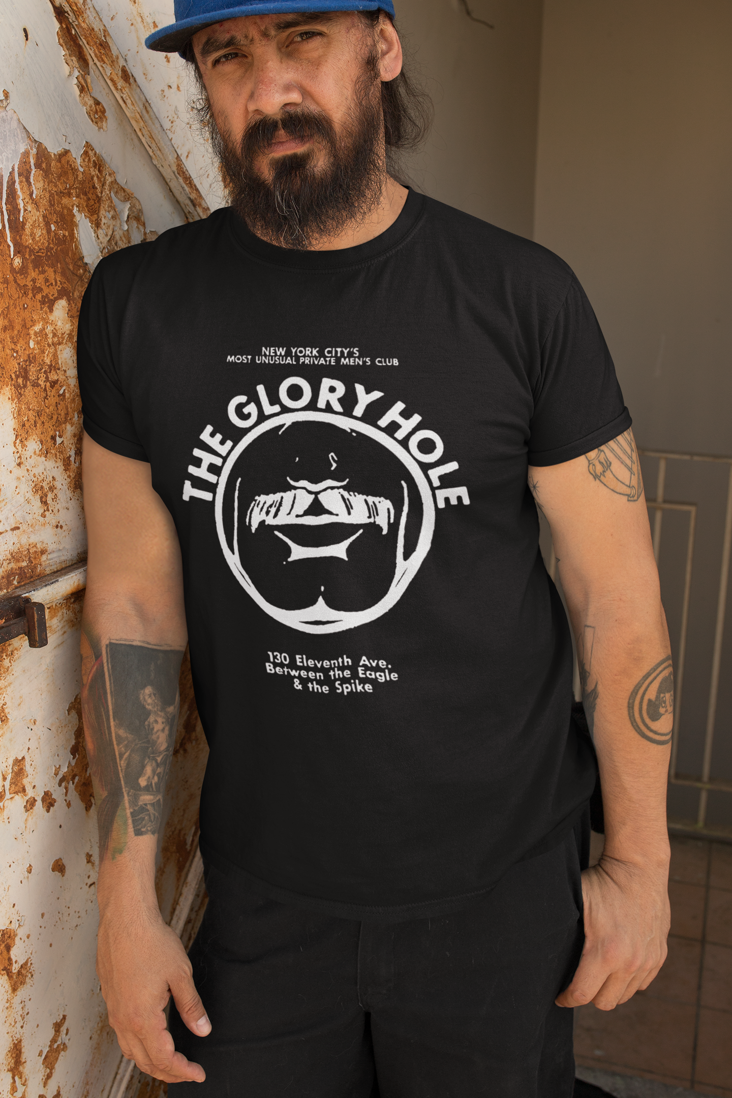 THE GLORY HOLE T-shirt — Vintage NYC Men's Club Tee