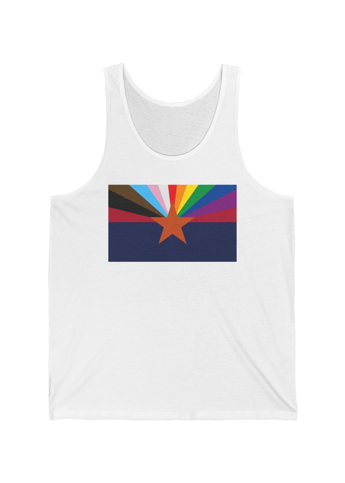 Arizona Rainbow Pride Flag Jersey Tank