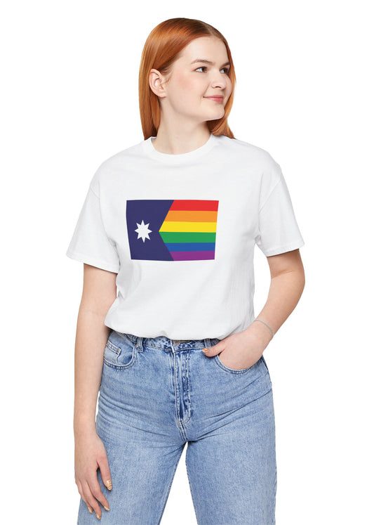 Minnesota Rainbow Pride Flag T-shirt, Several Color Options