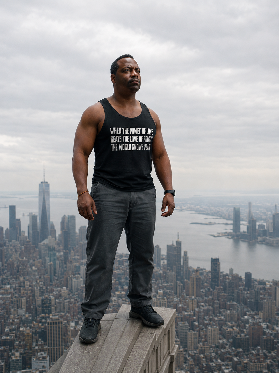 Empire State Building / Skywalker Couple / the Power of Love Tank Top