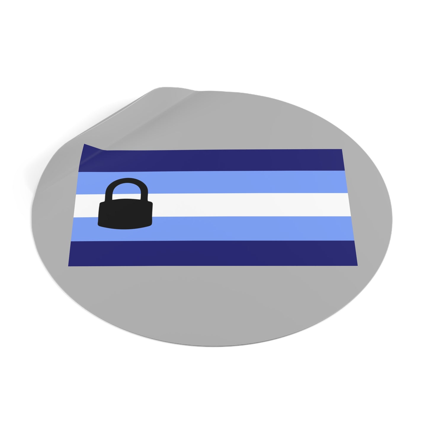 Chastity Pride/TeamLocked Pride Flag Vinyl Sticker