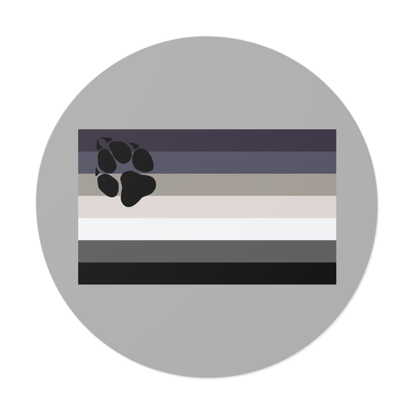 Wolf Pride Flag Vinyl Sticker