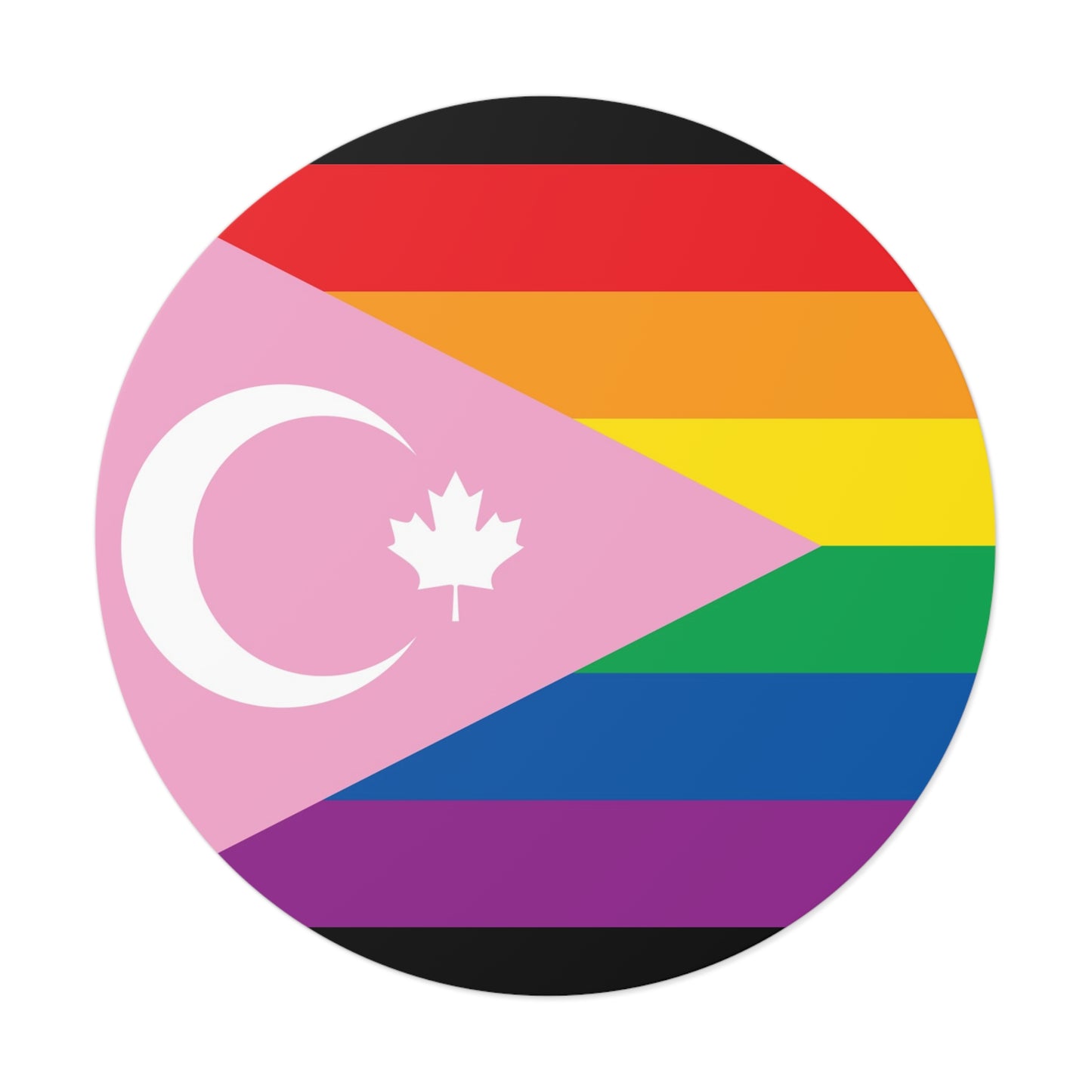 Queer Muslim Community Canada Pride Flag Vinyl Sticker