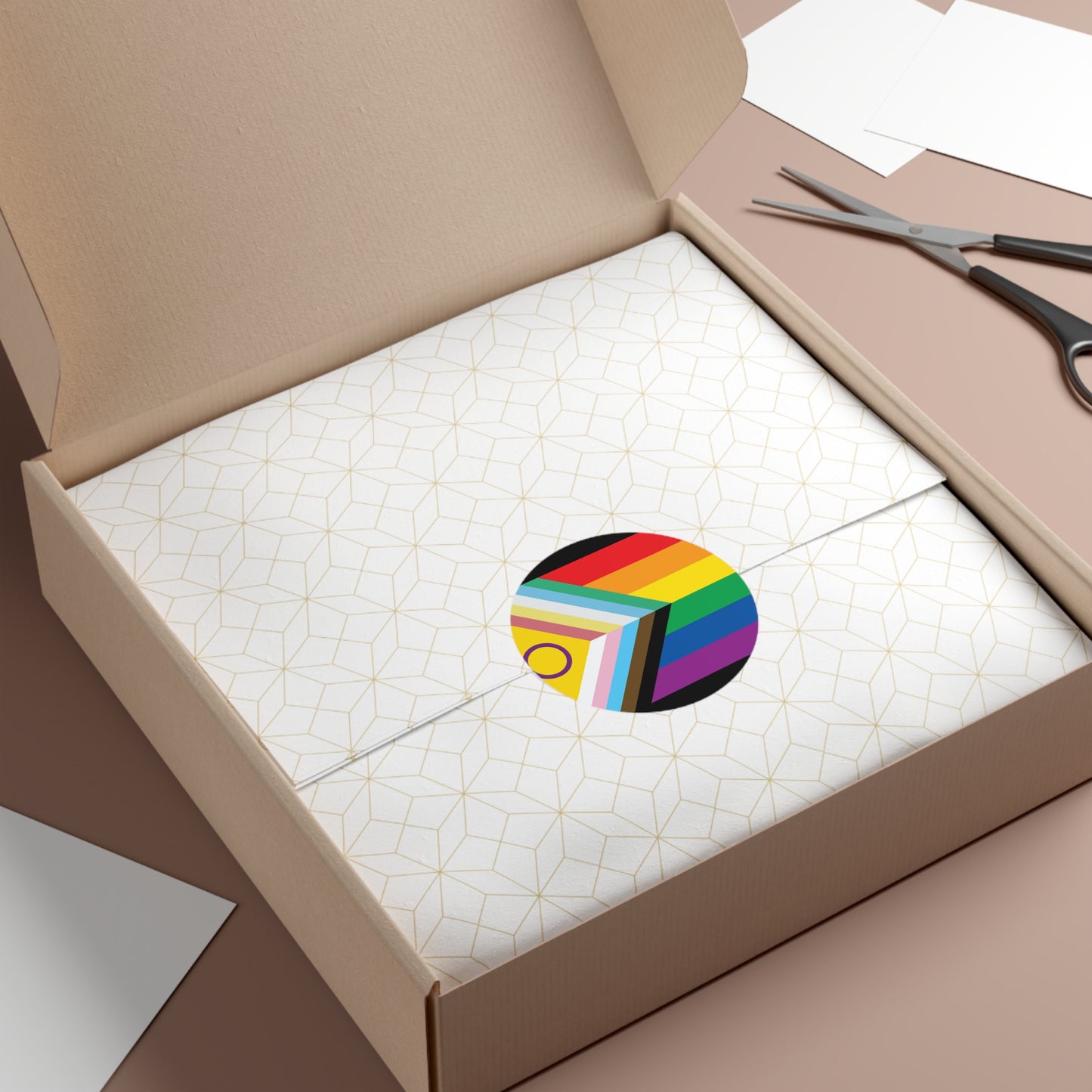 Disability Inclusive Progress Pride Flag 1 Vinyl Sticker