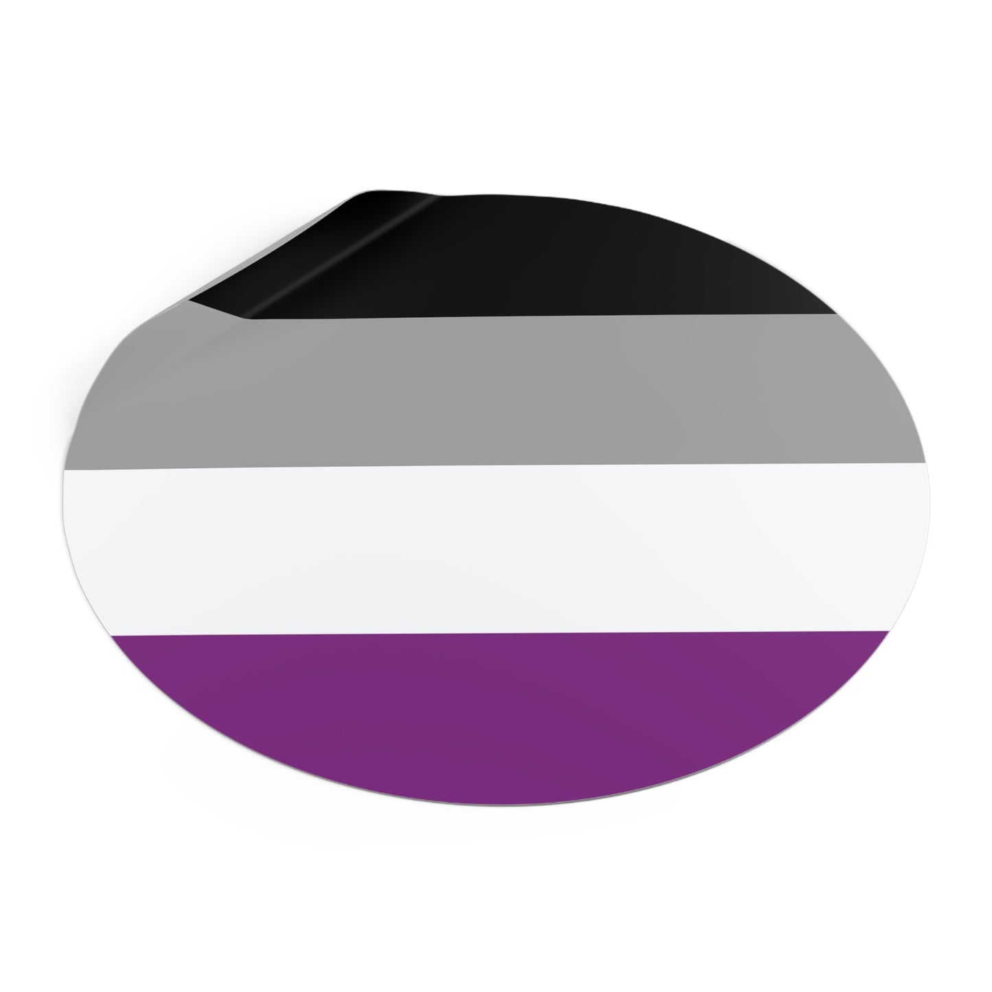 Asexual Pride Flag Vinyl Sticker
