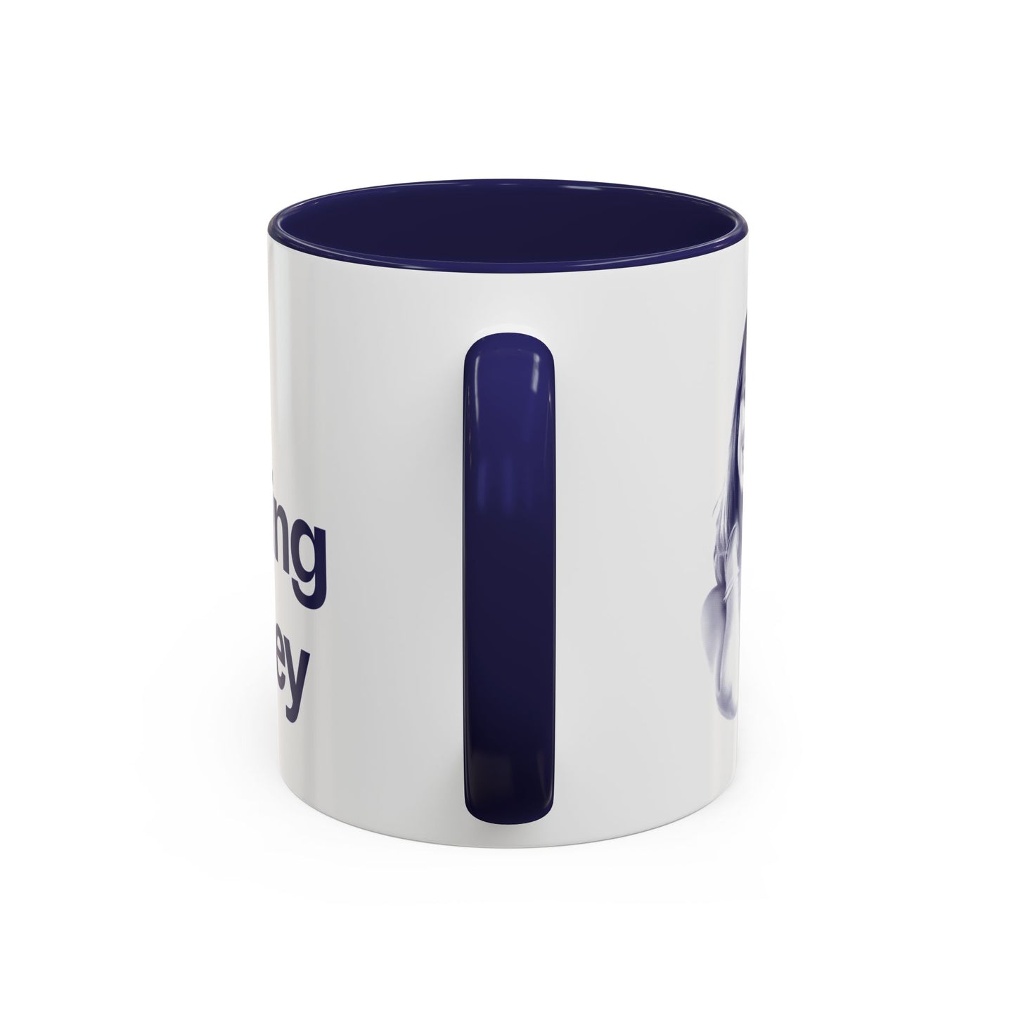 I will never stop worrying about Britney, Britney Spears, White with Navy Accent Coffee Mug (11, 15oz)