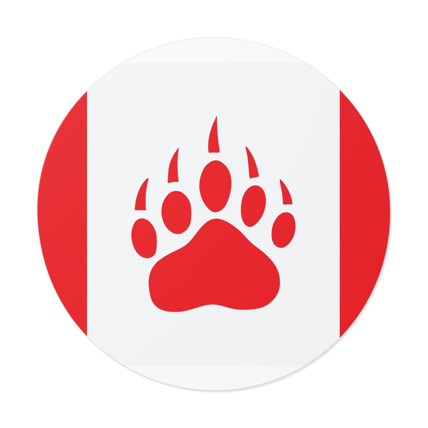 Bear Pride Flag Canada Vinyl Sticker