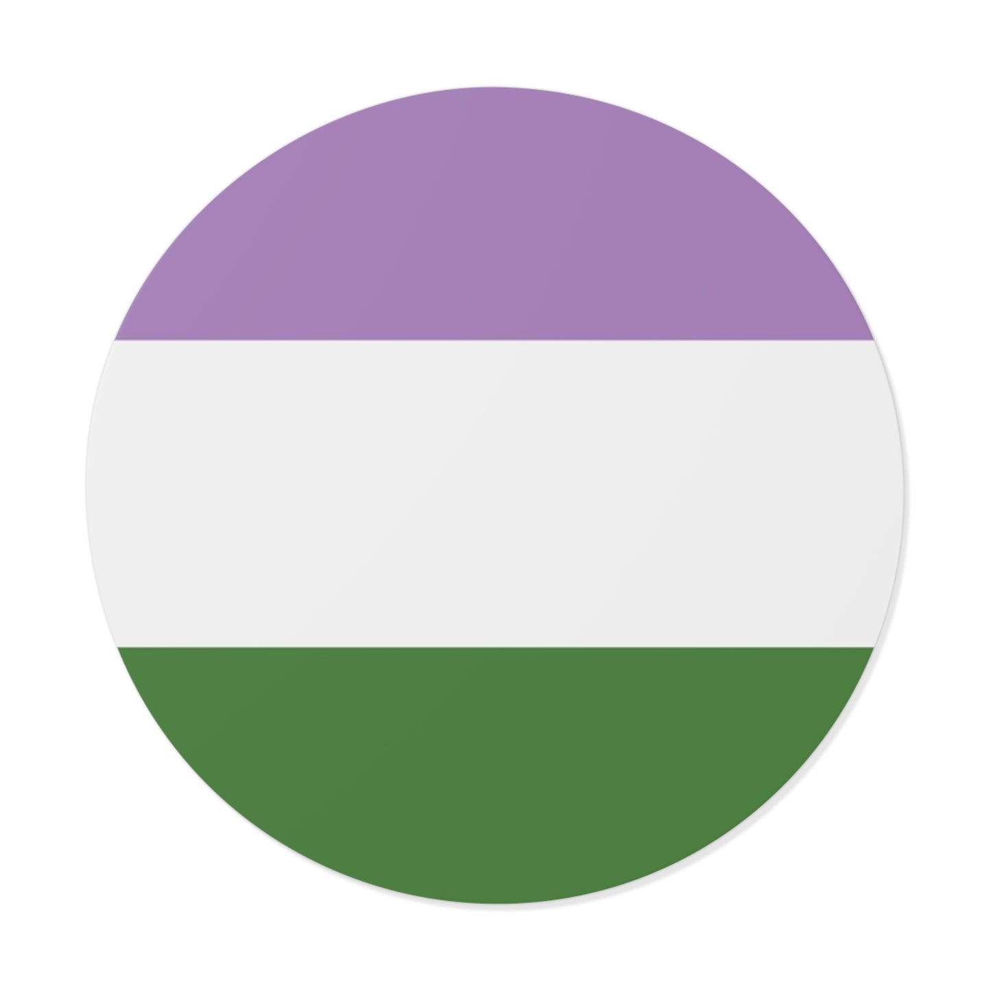 Genderqueer Pride Flag Vinyl Sticker