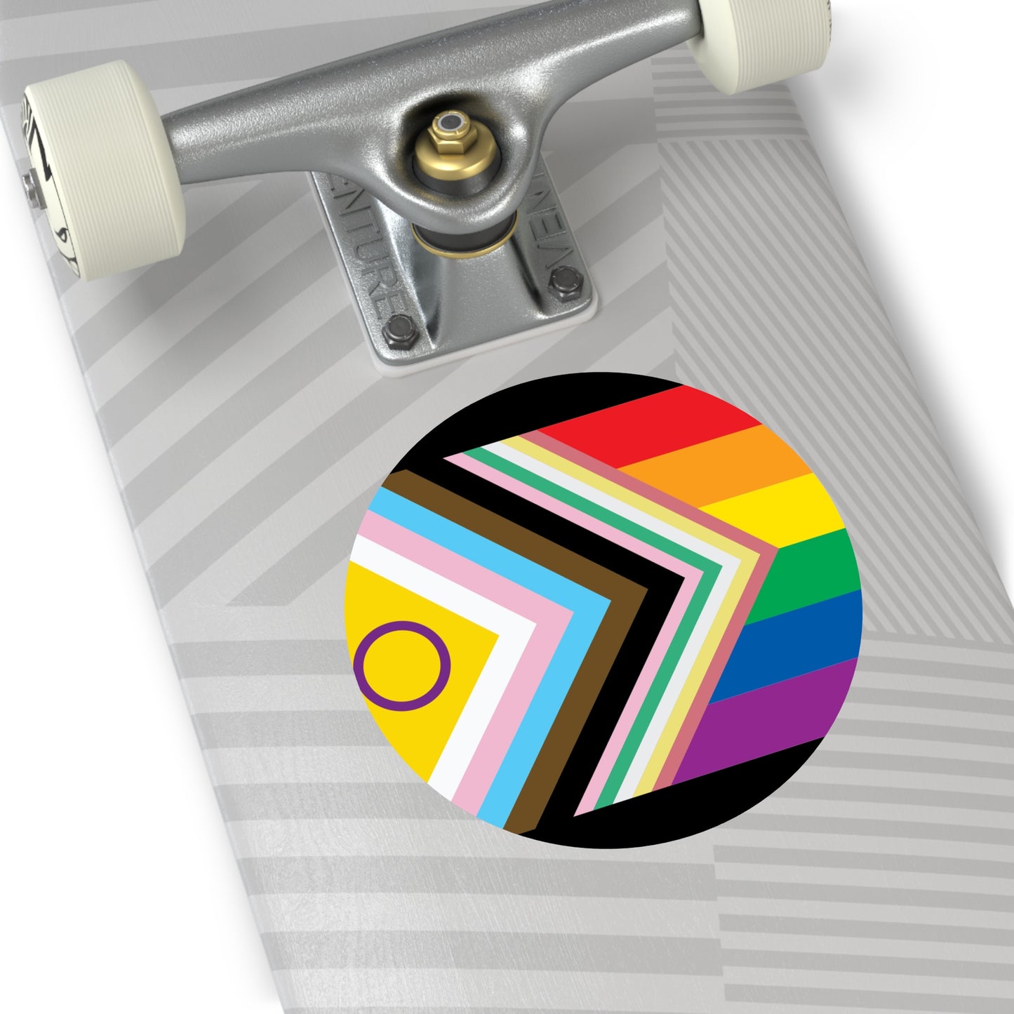Disability Inclusive Progress Pride Flag 2 Vinyl Sticker