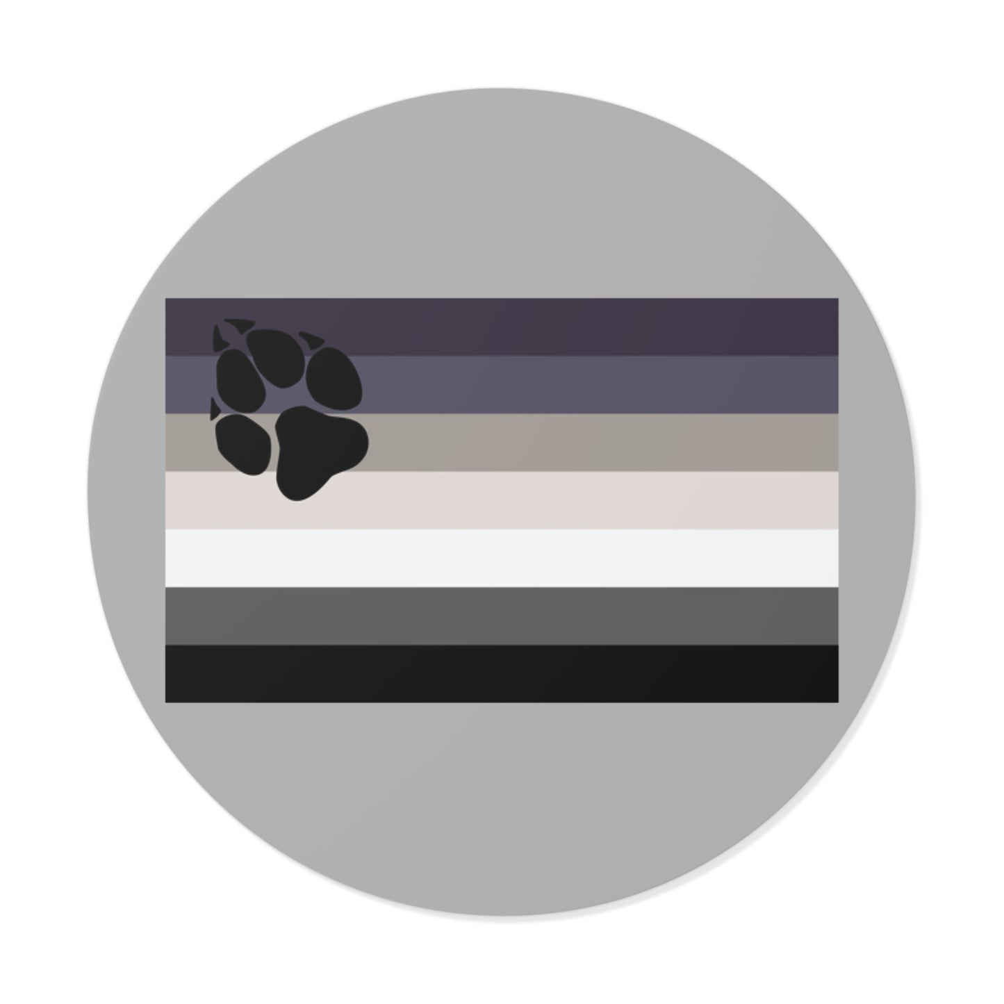 Wolf Pride Flag Vinyl Sticker