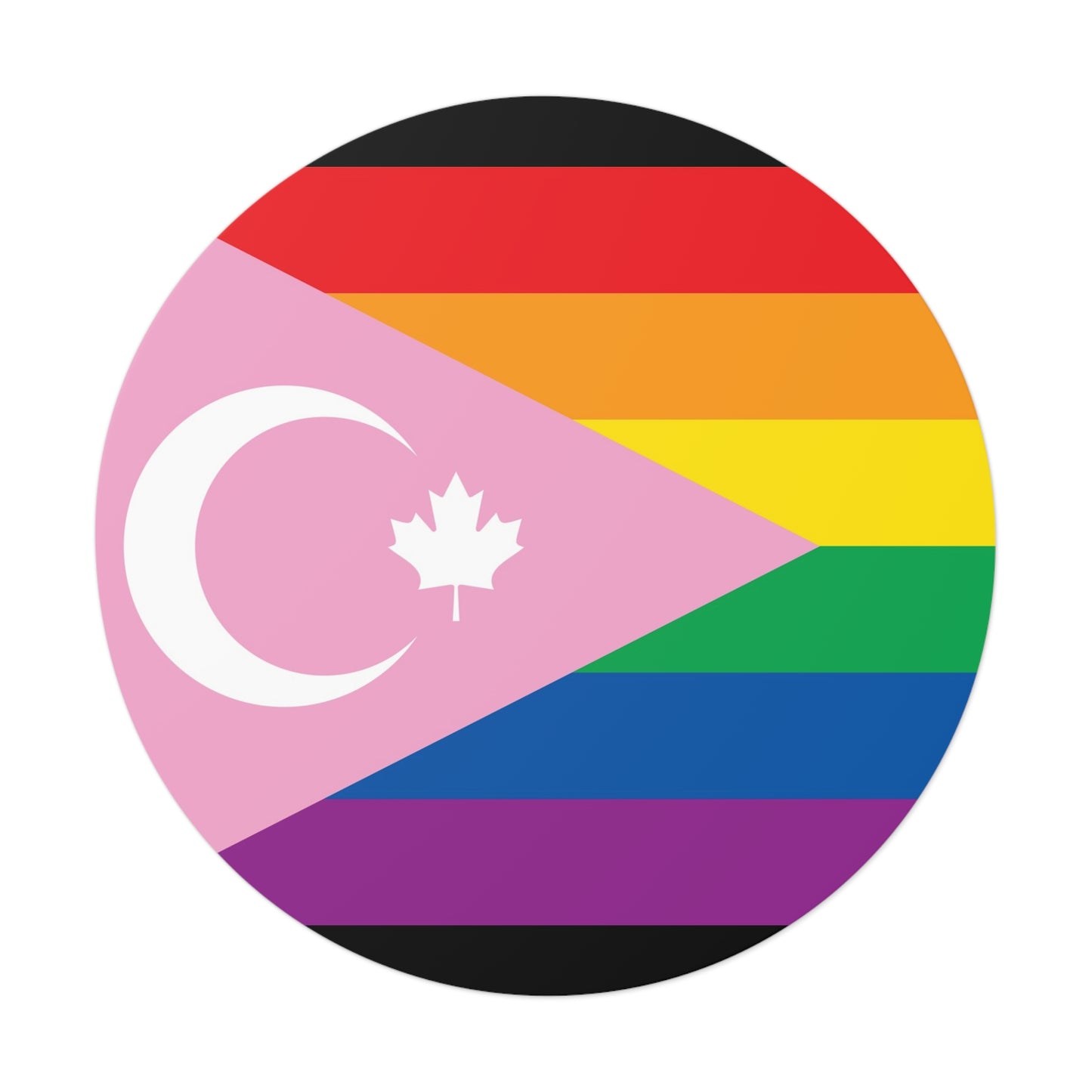 Queer Muslim Community Canada Pride Flag Vinyl Sticker