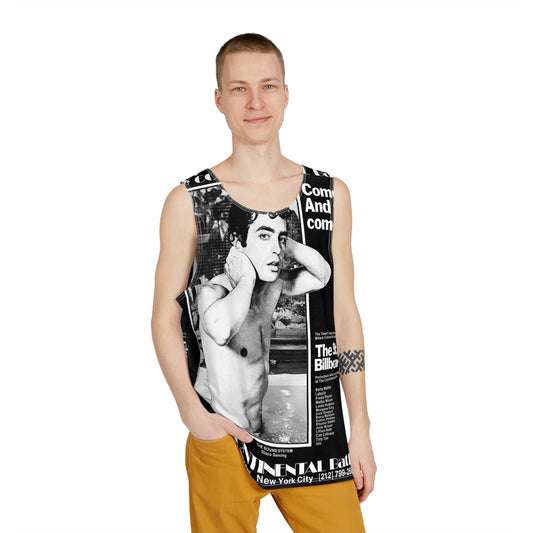 Continental Baths Tank Top, All Over Print Deco