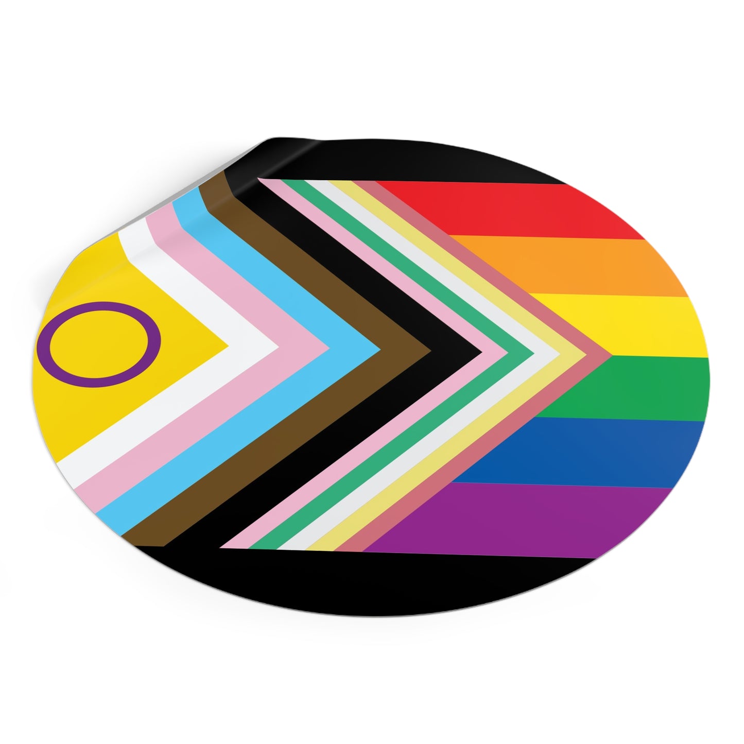 Disability Inclusive Progress Pride Flag 2 Vinyl Sticker