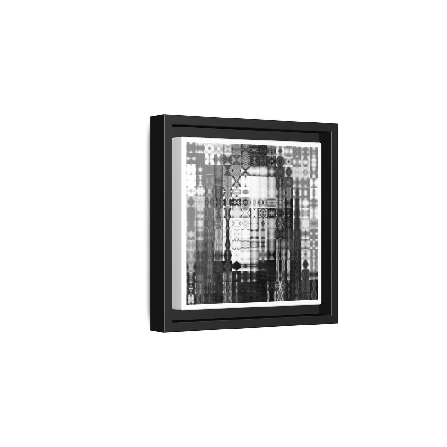 Feminist Icon Gloria Steinem Abstract Portrait Collage Art — Matte Canvas, Framed (Multi-color options)