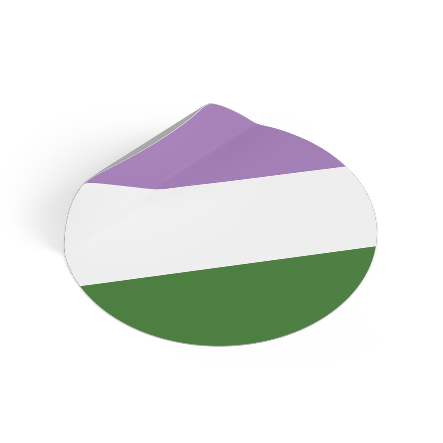 Genderqueer Pride Flag Vinyl Sticker