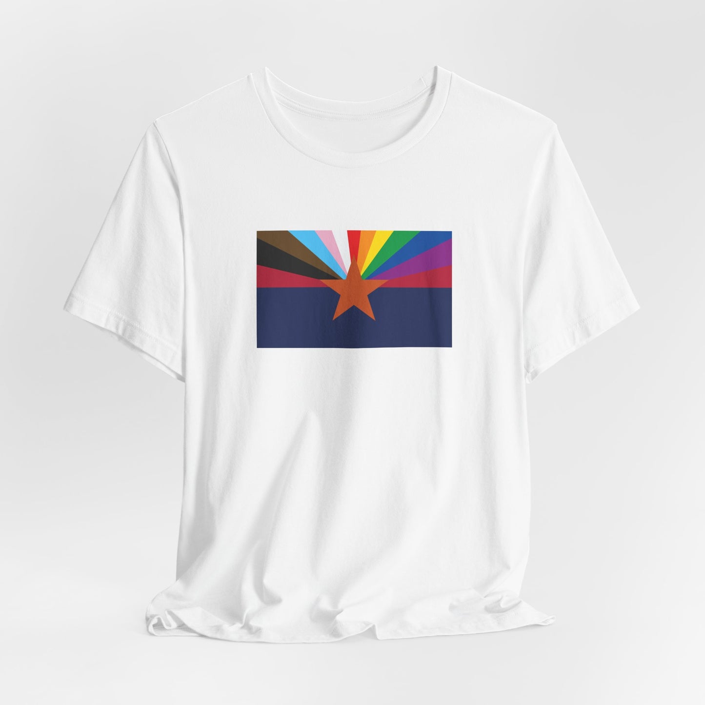 Arizona Rainbow Pride Flag T-shirt, Several Color Options