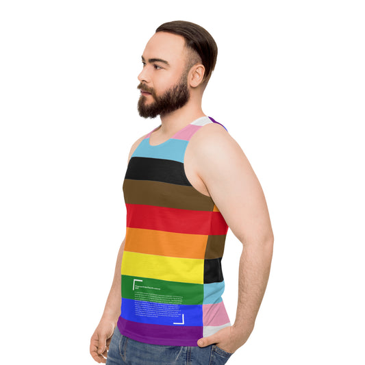 2018 Progress Pride Flag Tank Top