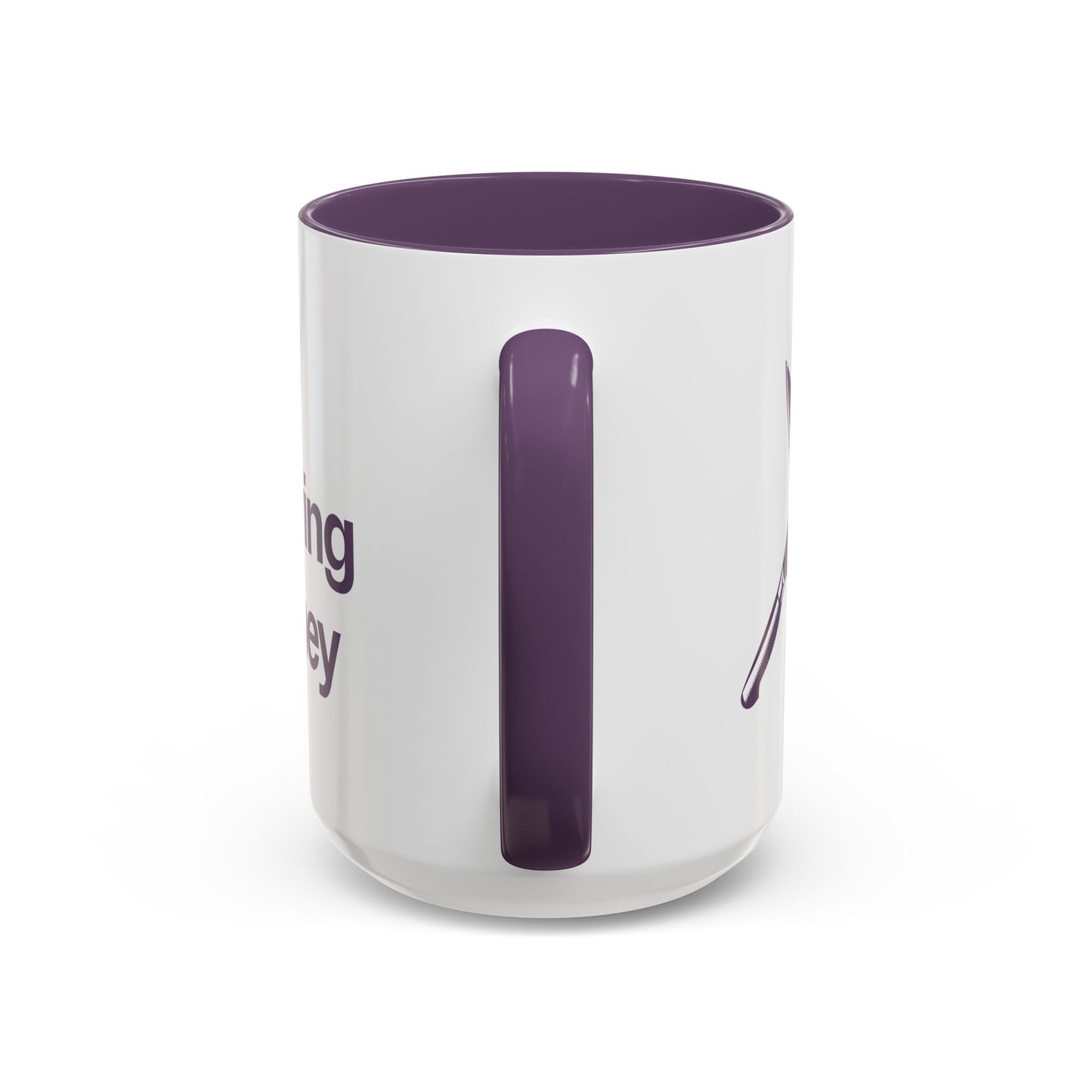 I will never stop worrying about Britney, White with Purple Accent Coffee Mug (11, 15oz)