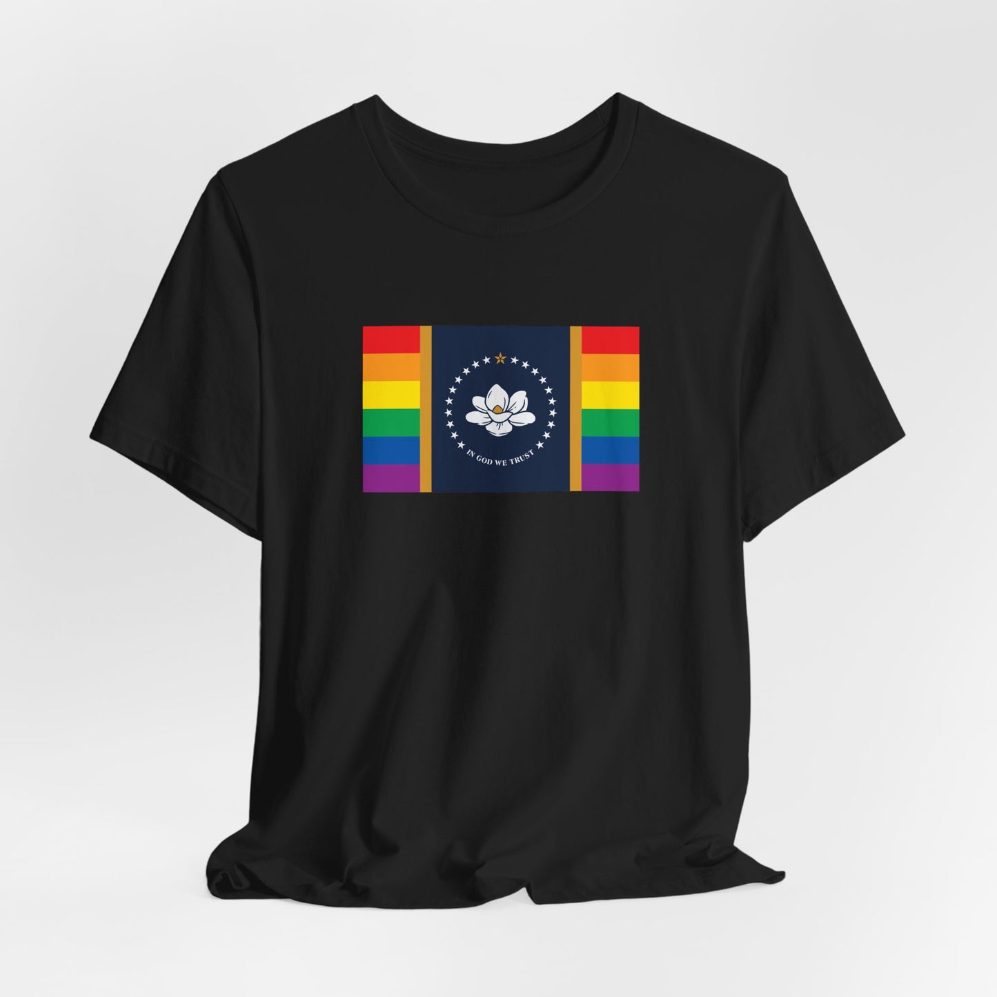 Mississippi Rainbow Pride Flag T-shirt, Several Color Options