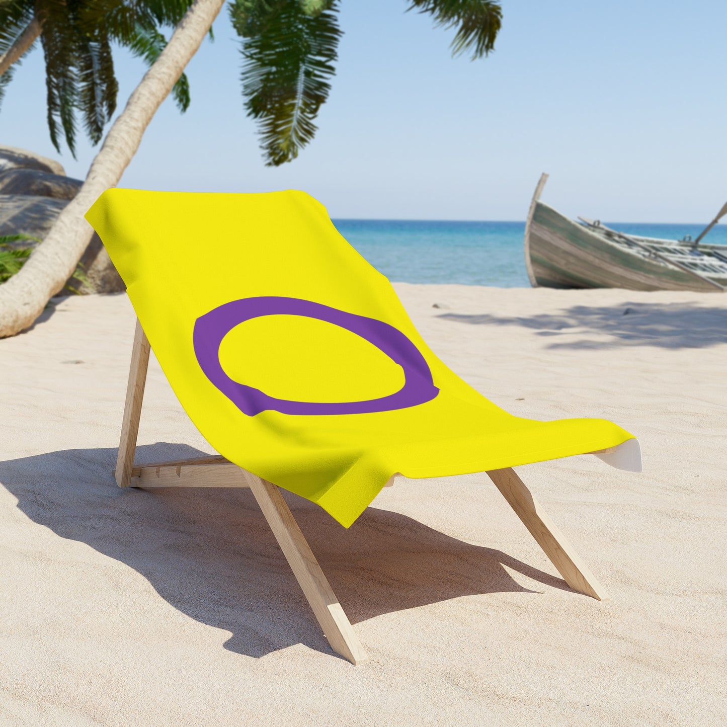 Intersex Pride Flag Beach Towel