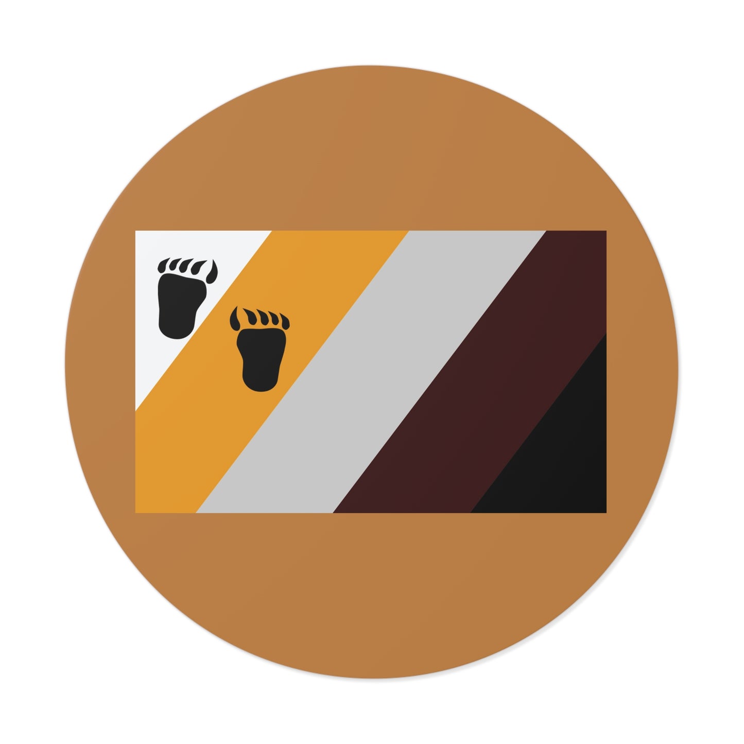Bear Pride Flag 1992 Vinyl Sticker
