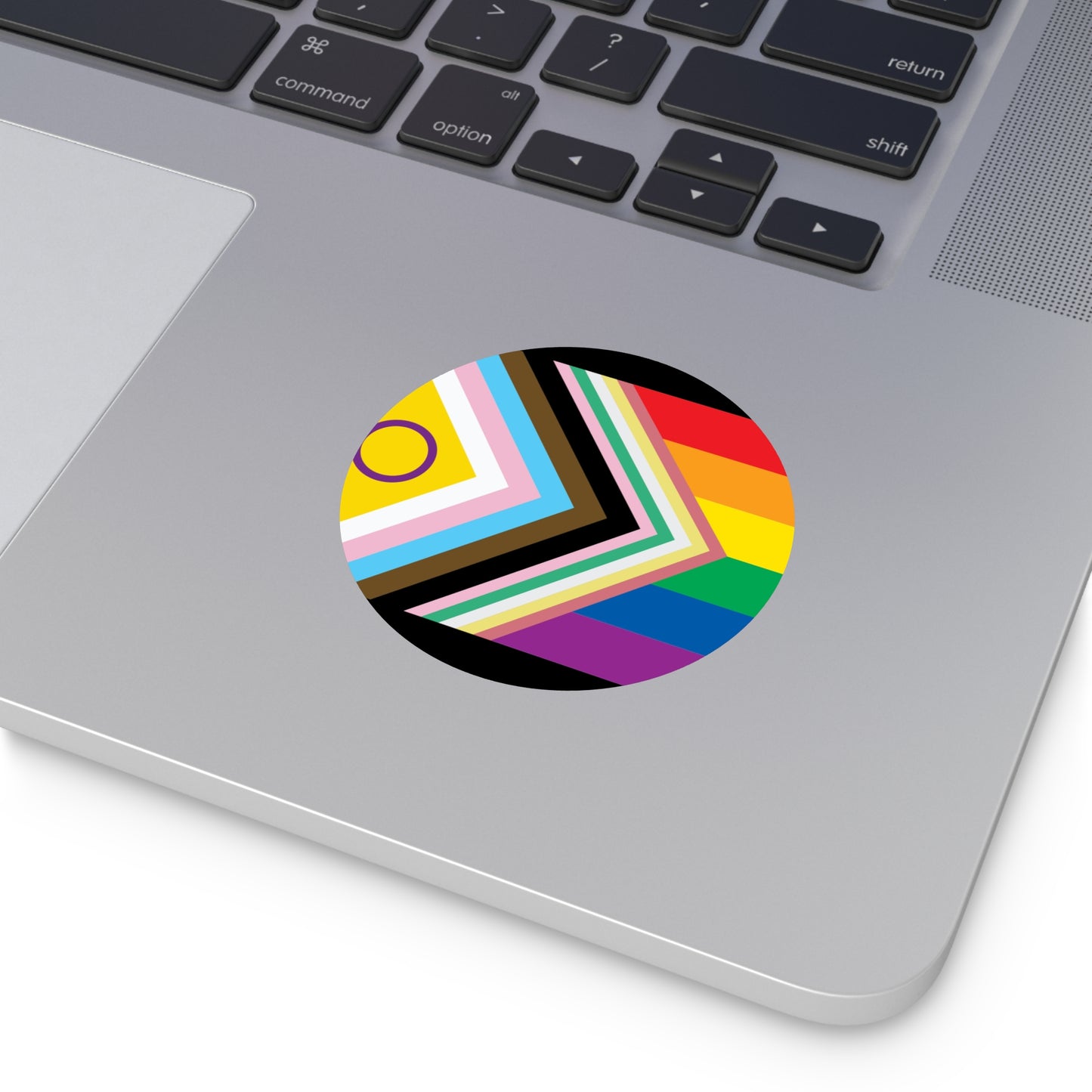 Disability Inclusive Progress Pride Flag 2 Vinyl Sticker