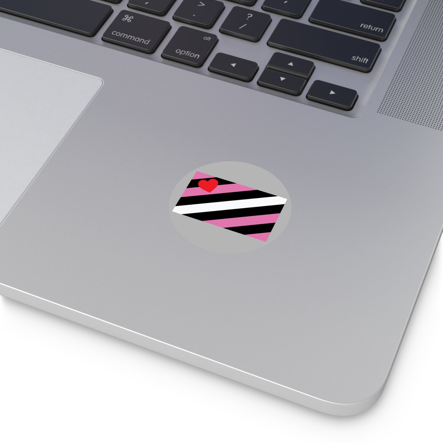 Leather Girl Pride Flag Vinyl Sticker
