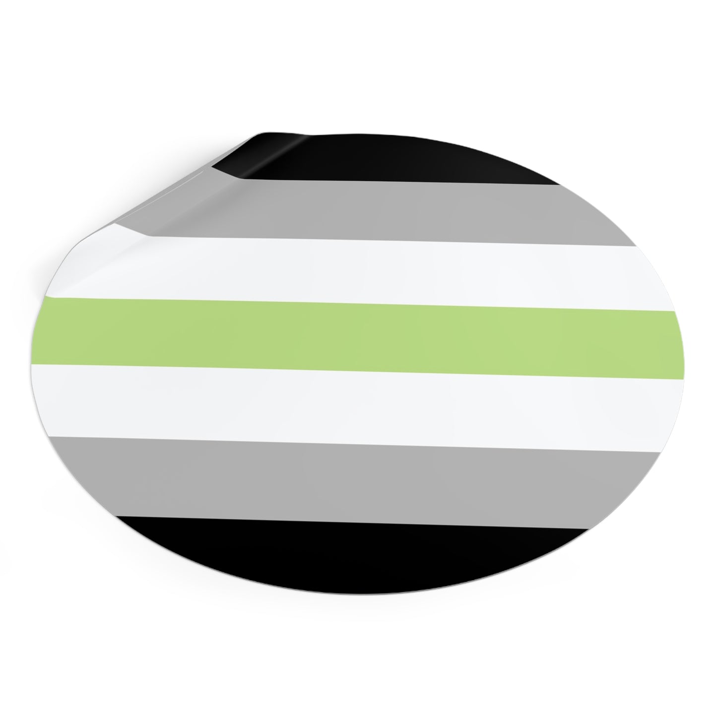 Agender Pride Flag Vinyl Sticker