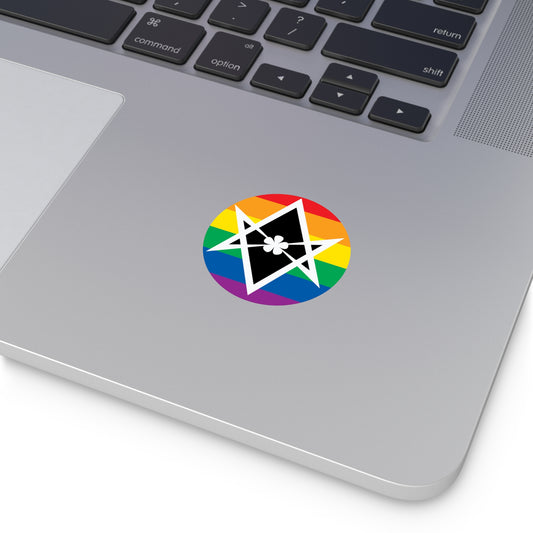 Thelema Queer Pride Flag Vinyl Sticker